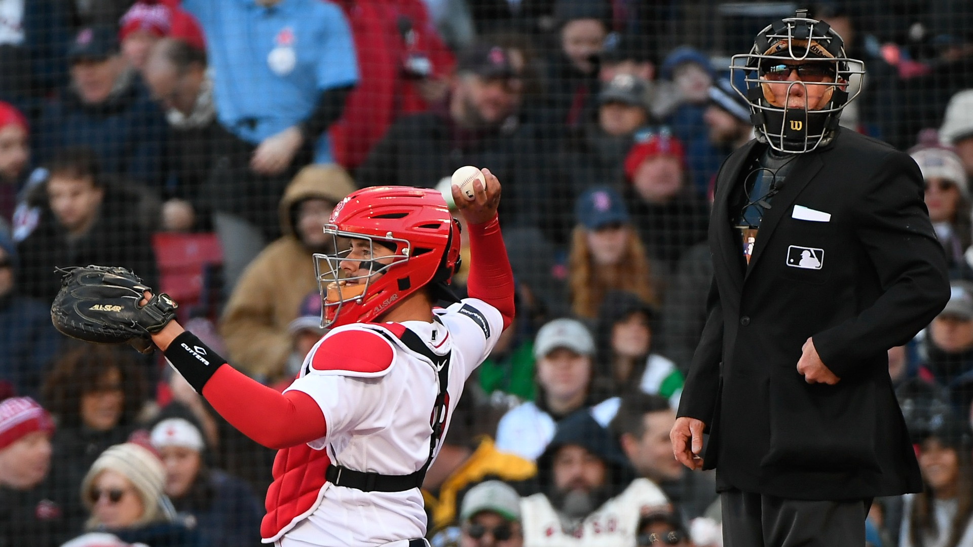 Boston Red Sox catcher Reese McGuire