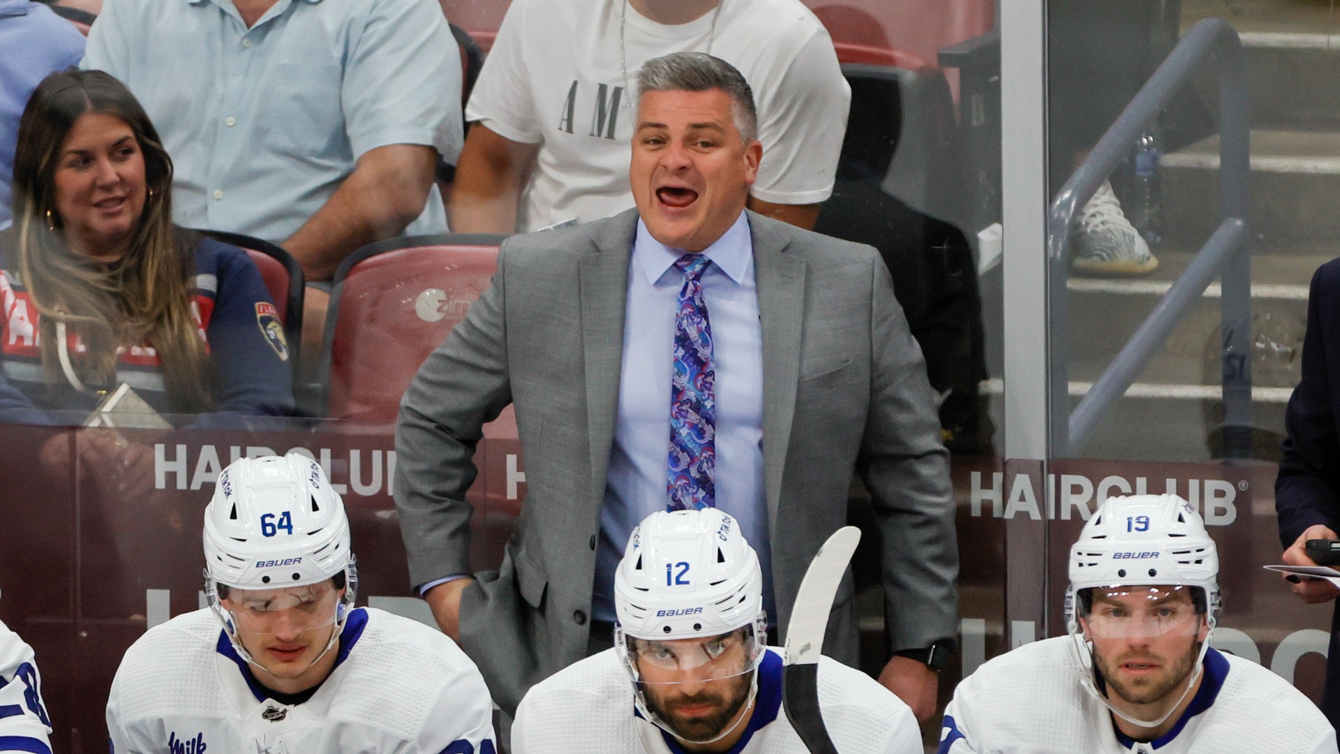 Toronto Maple Leafs head coach Sheldon Keefe