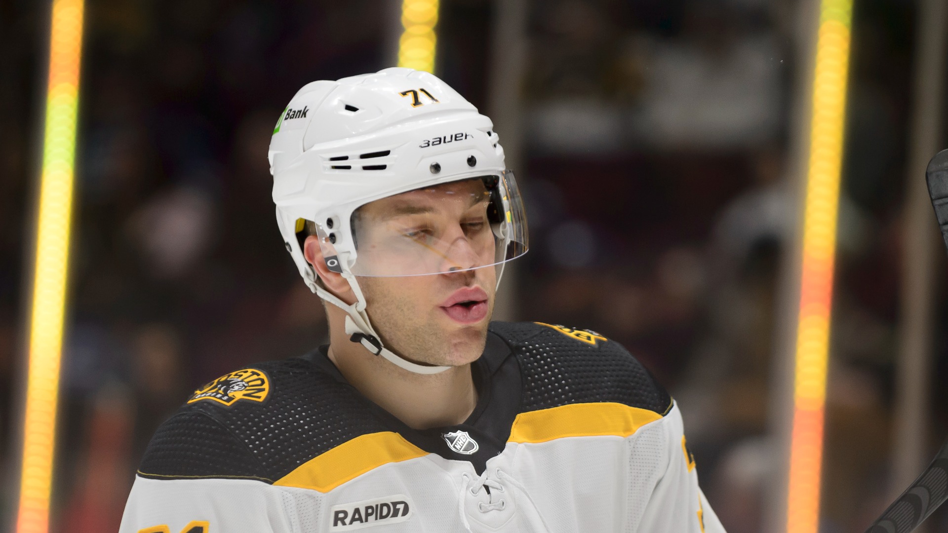 Boston Bruins forward Taylor Hall