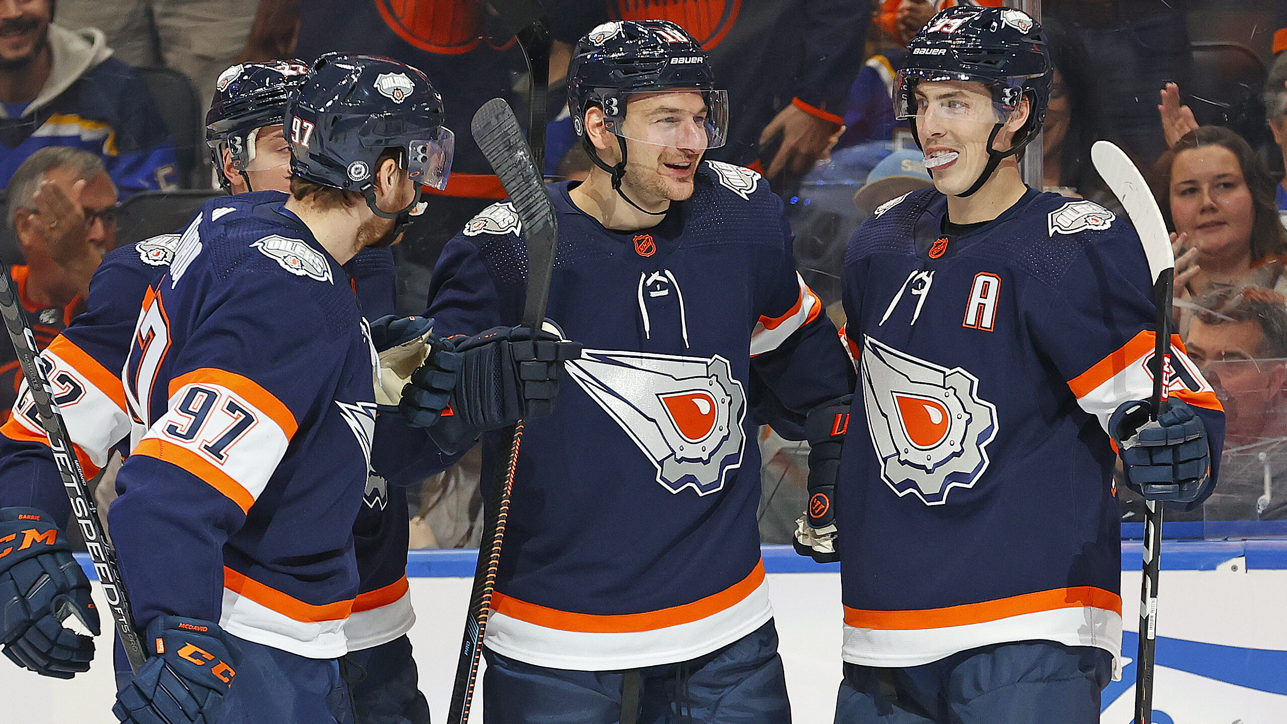 NHL: St. Louis Blues at Edmonton Oilers