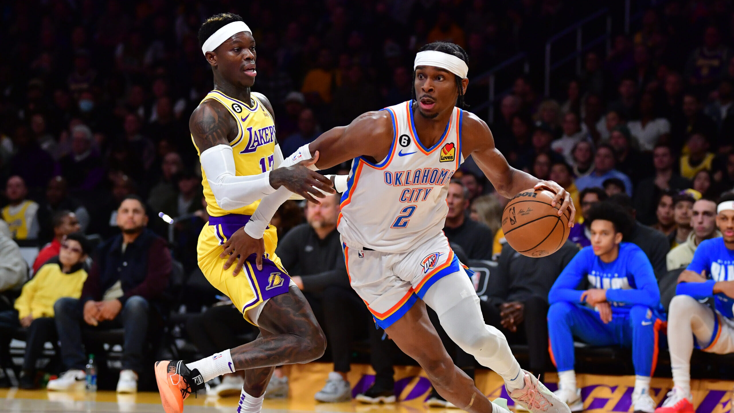 NBA: Oklahoma City Thunder at Los Angeles Lakers