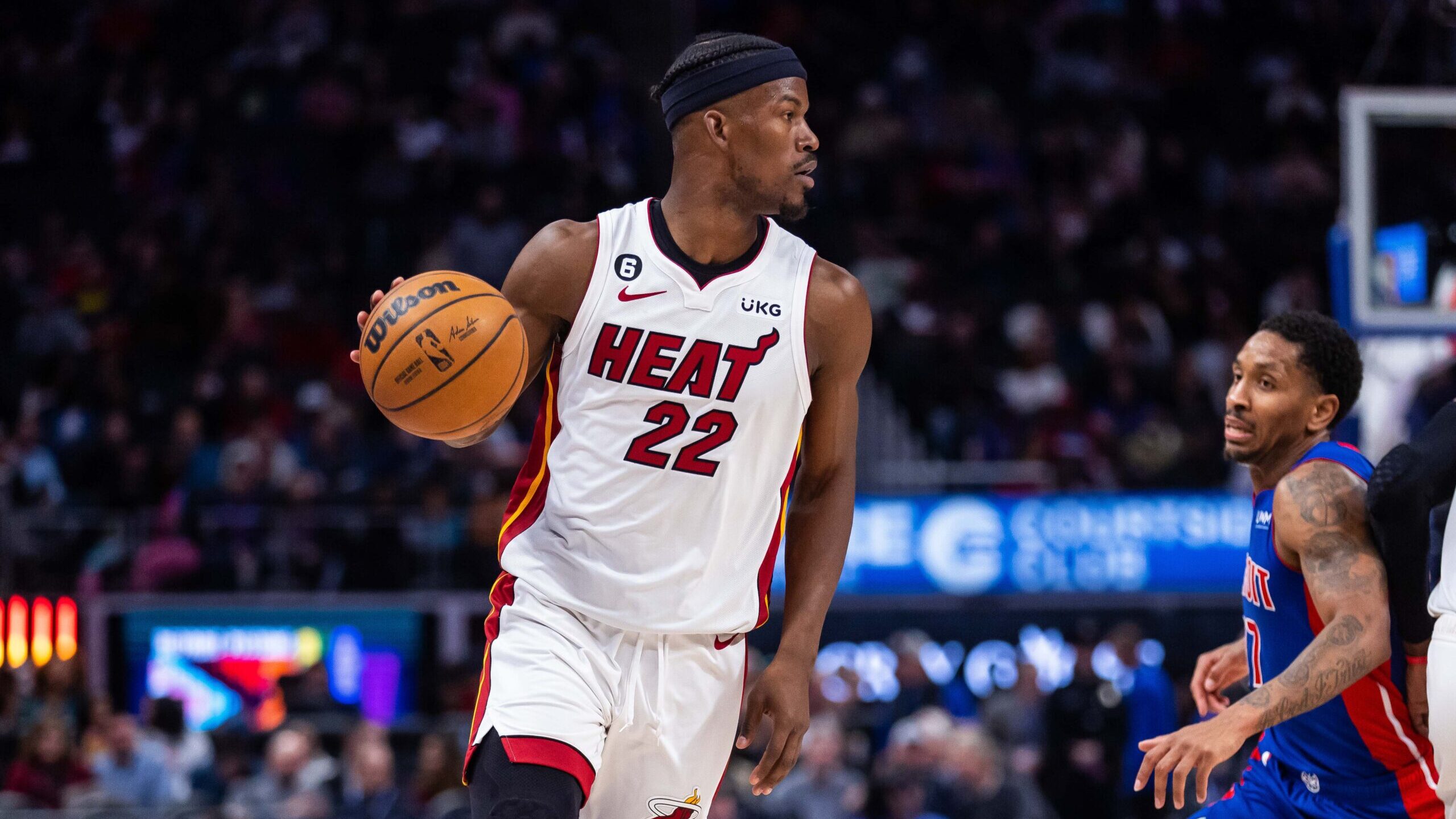 NBA: Miami Heat at Detroit Pistons