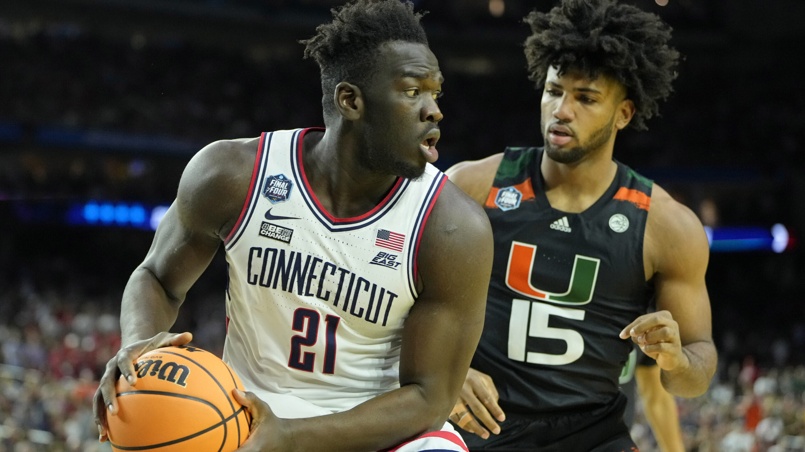NCAA Basketball: Final Four National Semifinals-Miami vs UCONN