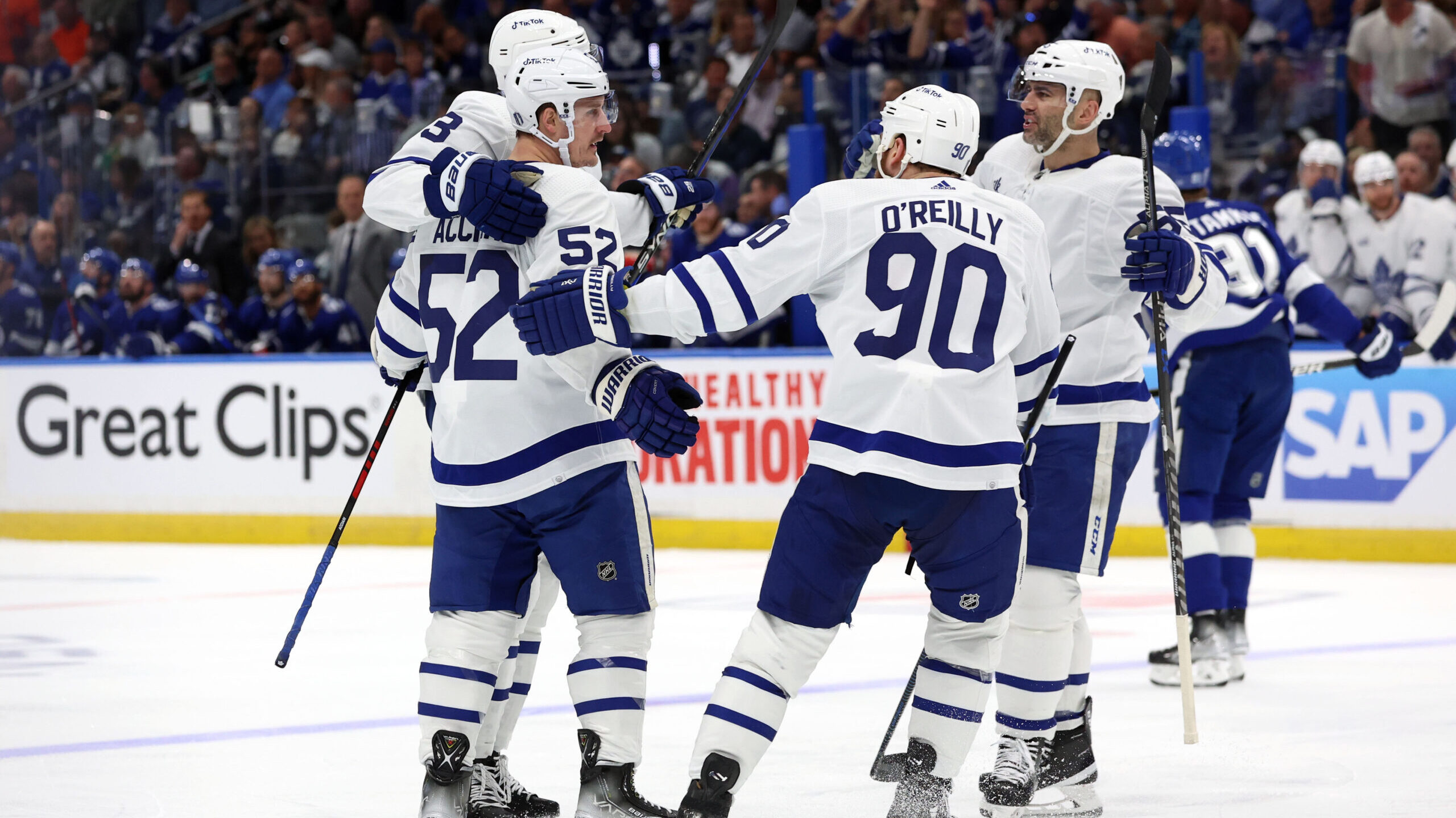 NHL: Stanley Cup Playoffs-Toronto Maple Leafs at Tampa Bay Lightning