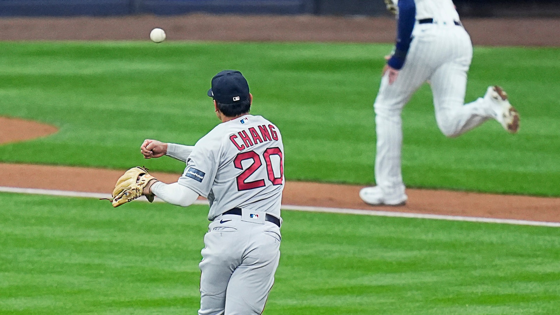 Boston Red Sox infielder Yu Chang