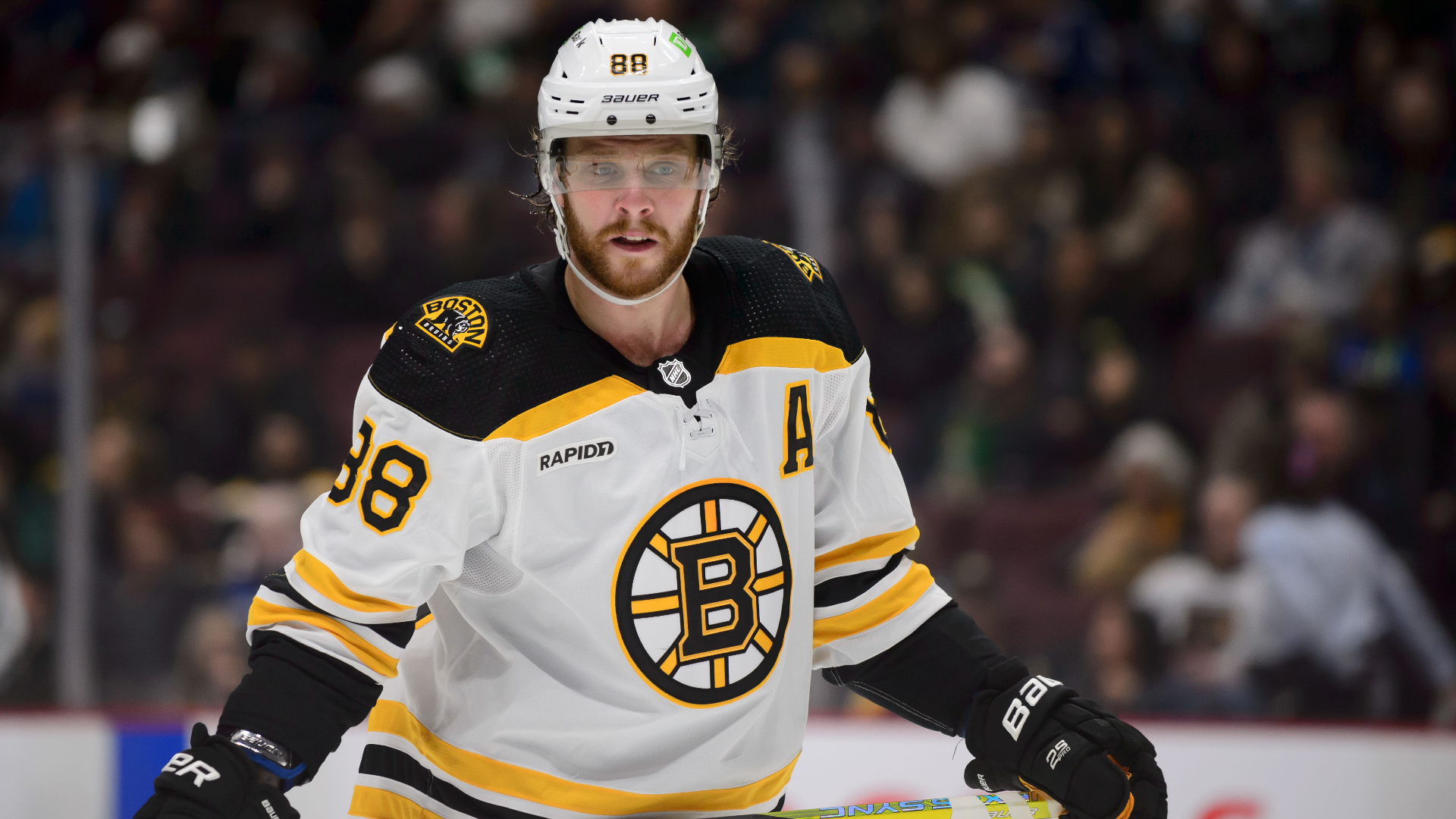 Boston Bruins forward David Pastrnak