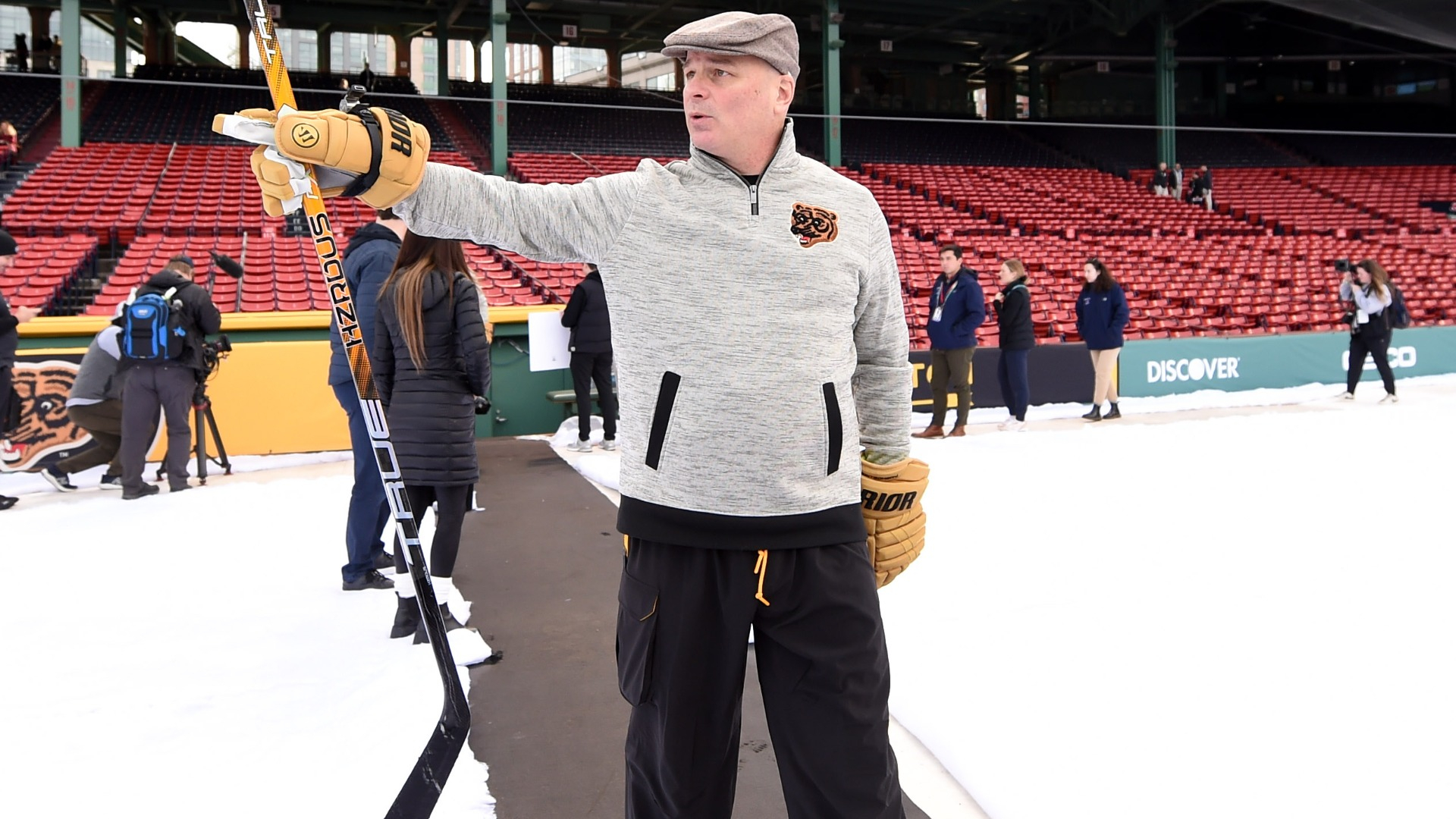 Boston Bruins head coach Jim Montgomery