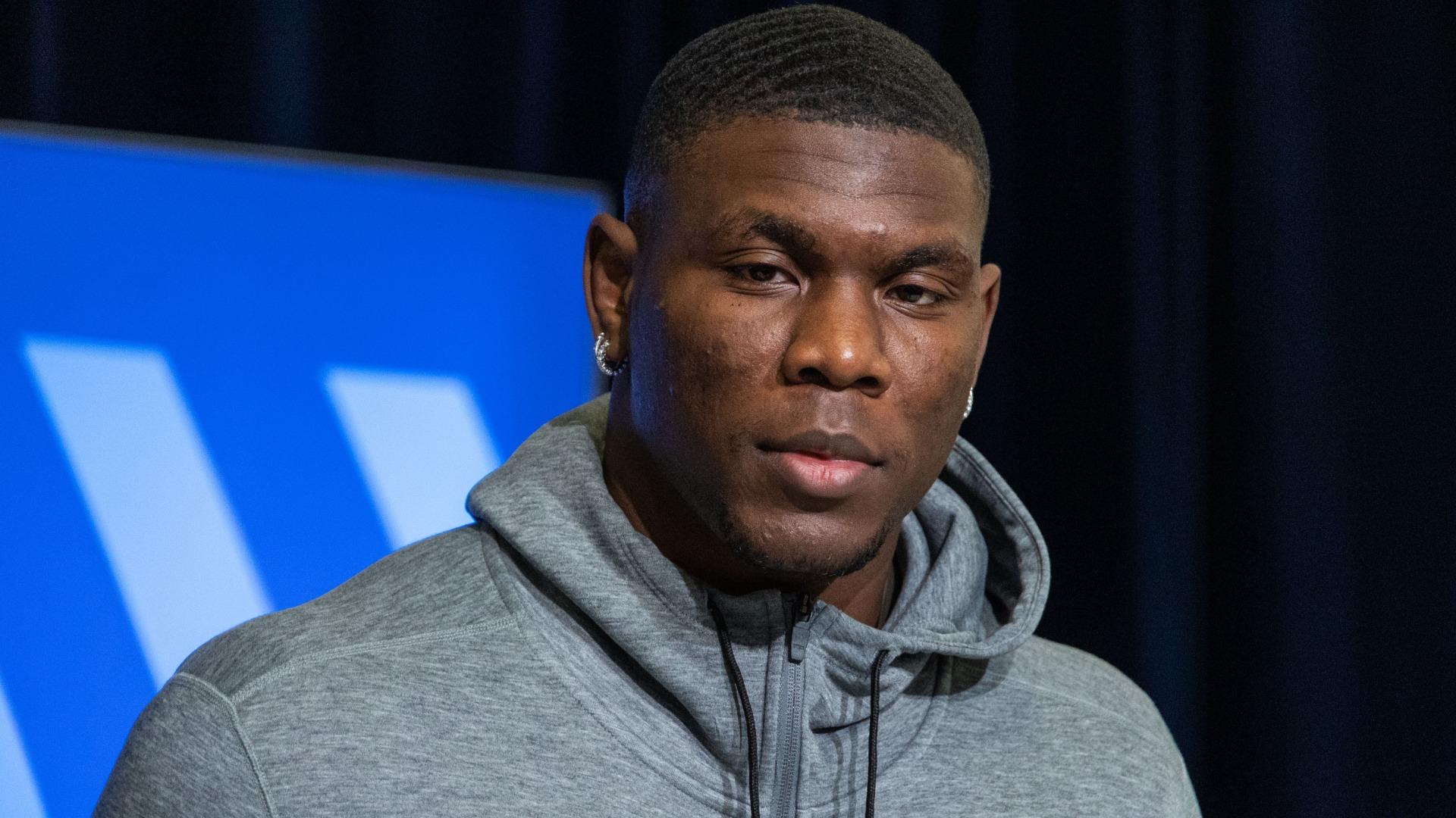 New England Patriots defensive end Keion White