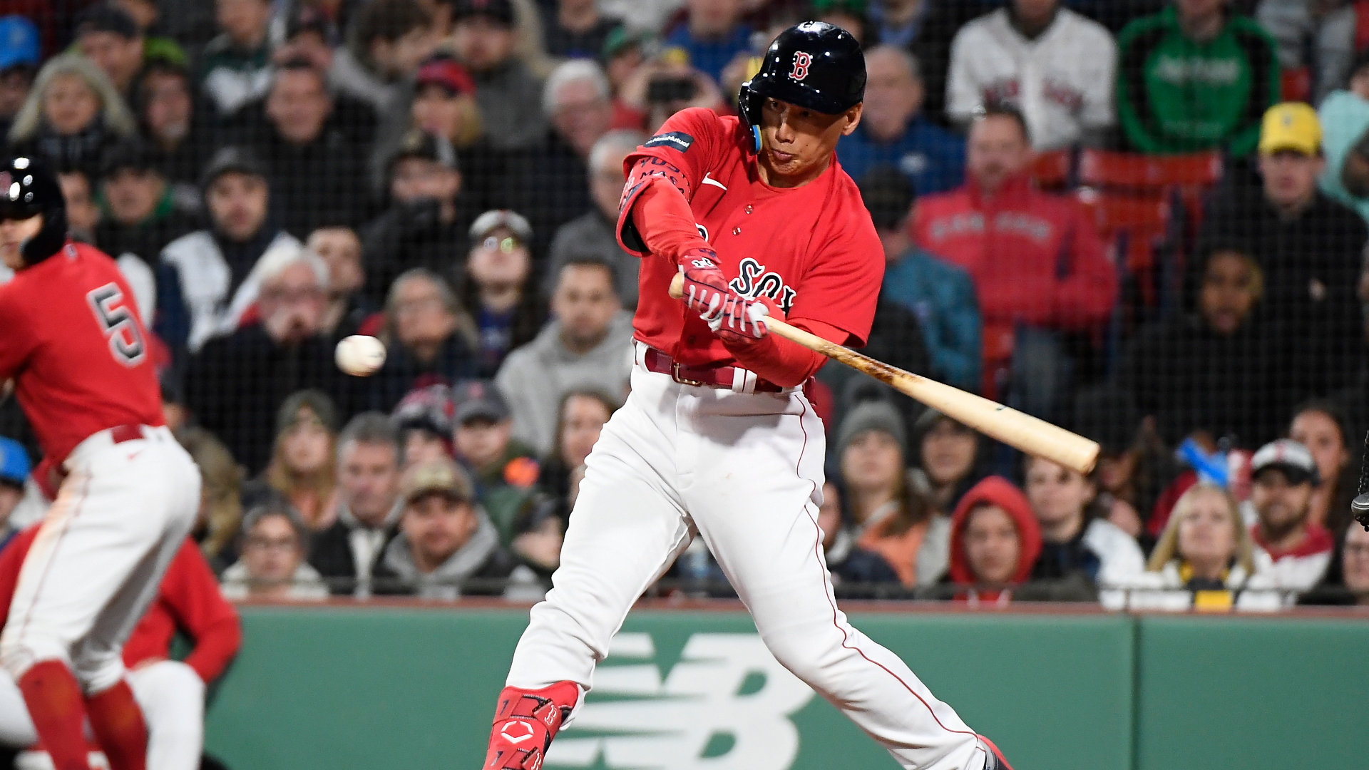 Boston Red Sox left fielder Masataka Yoshida