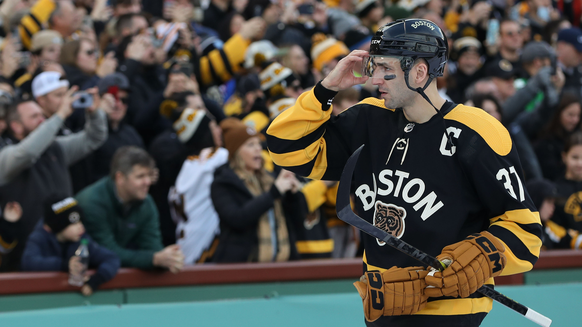 Boston Bruins center Patrice Bergeron