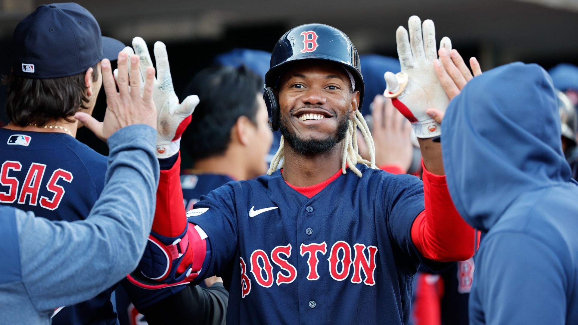 Boston Red Sox center fielder Raimel Tapia