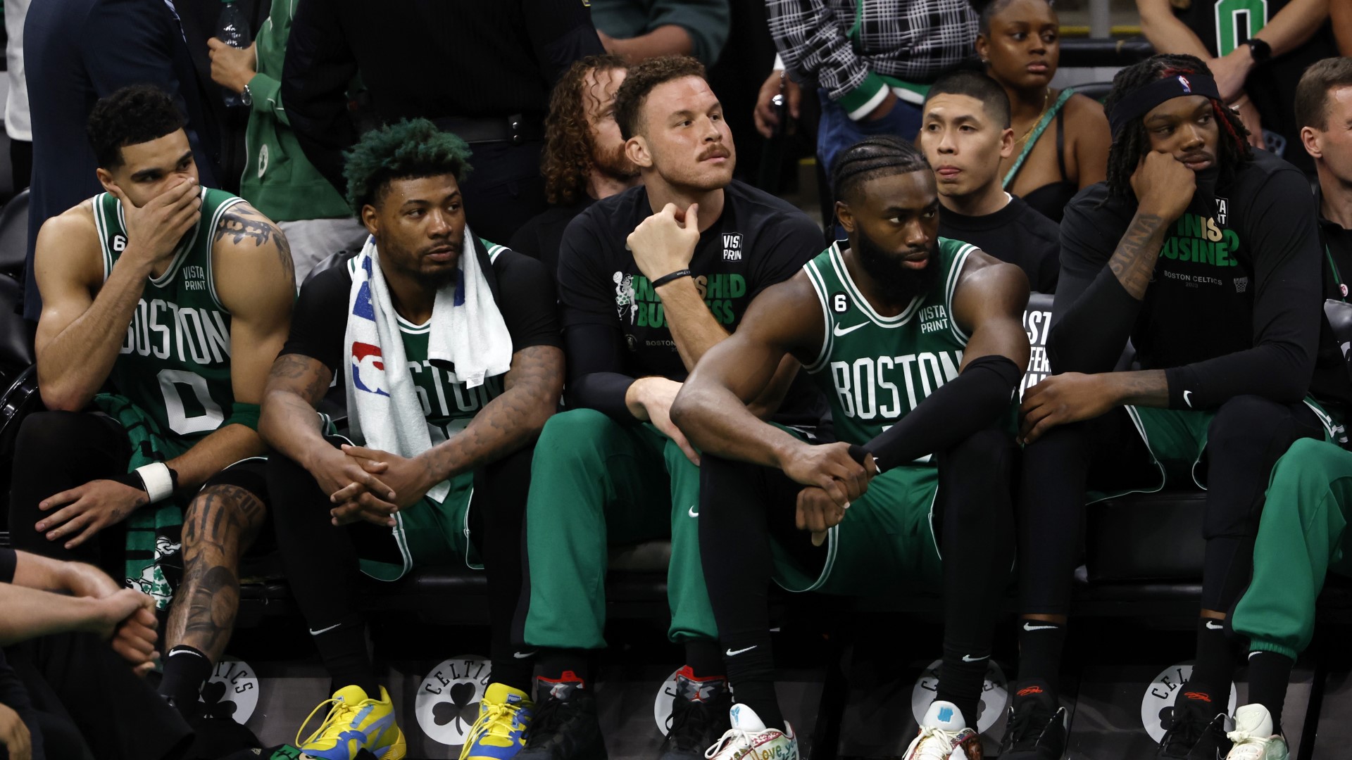 Boston Celtics bench