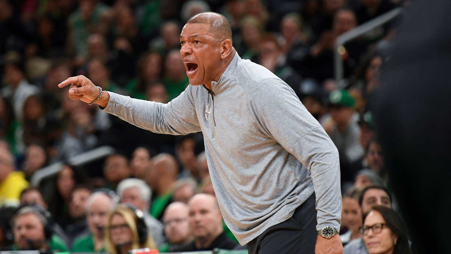 Philadelphia 76ers head coach Doc Rivers