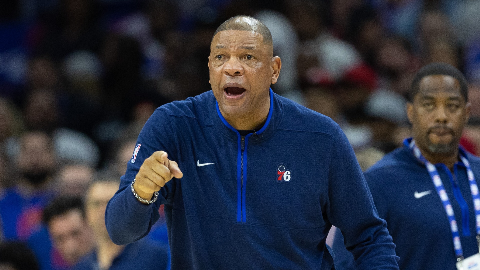 Philadelphia 76ers coach Doc Rivers