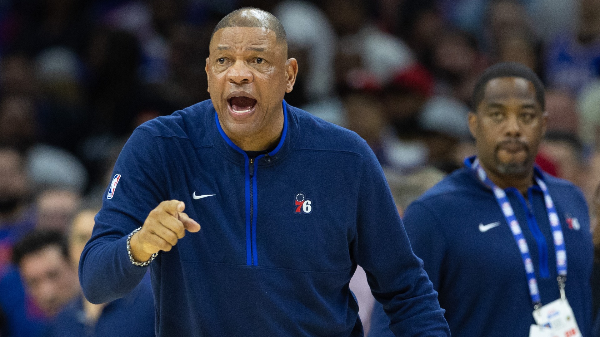 Philadelphia 76ers head coach Doc Rivers