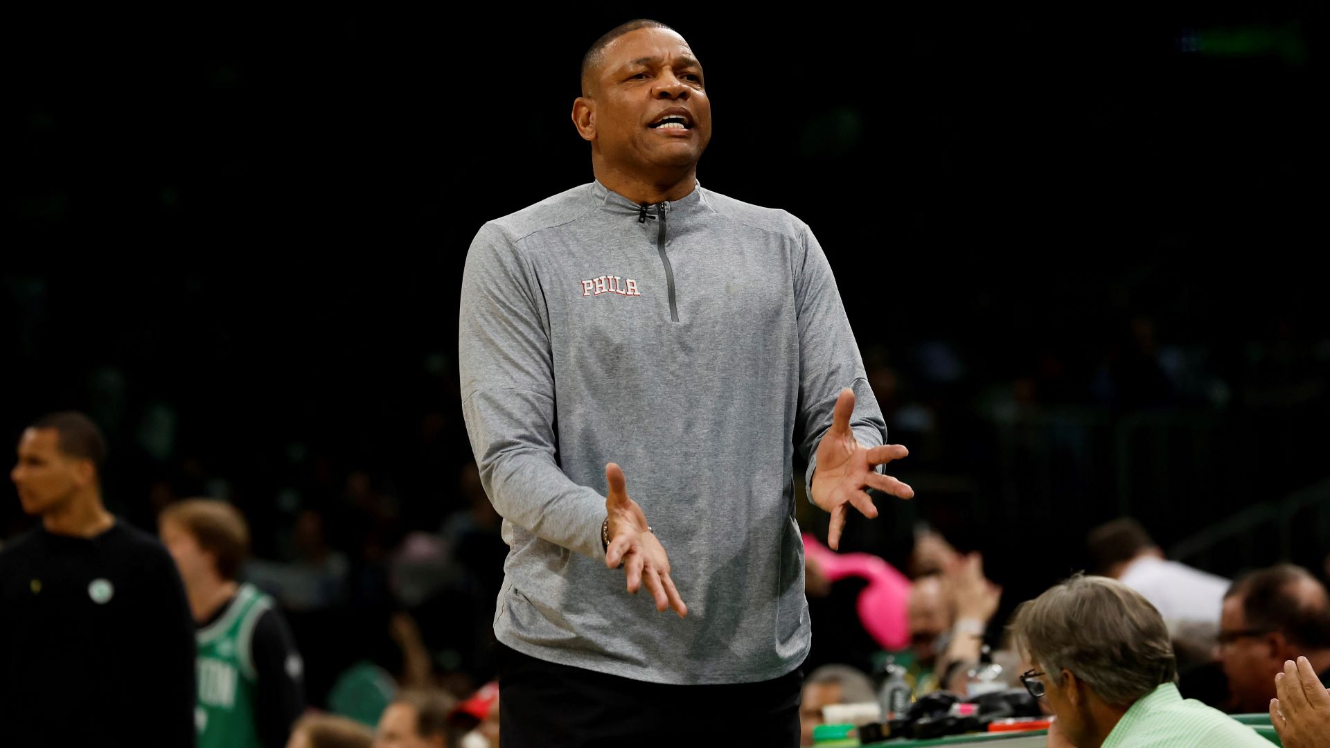 Philadelphia 76ers head coach Doc Rivers