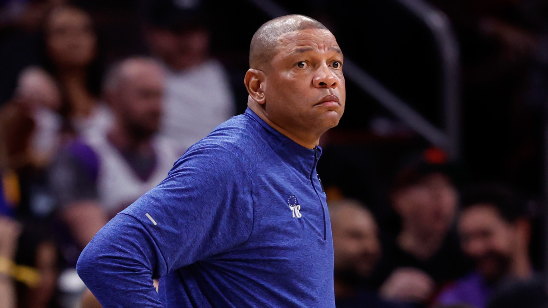 Philadelphia 76ers head coach Doc Rivers