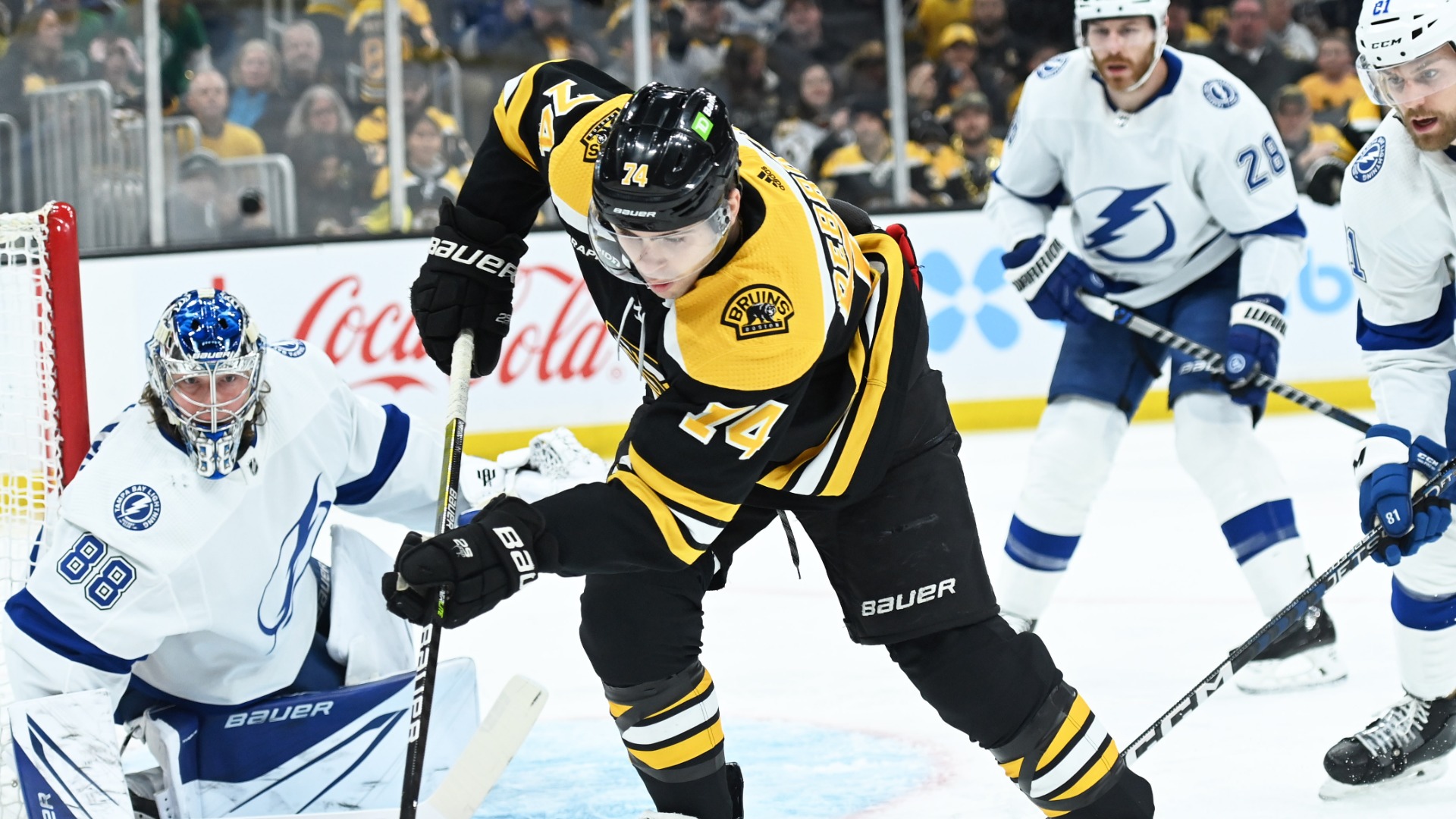 Boston Bruins forward Jake DeBrusk