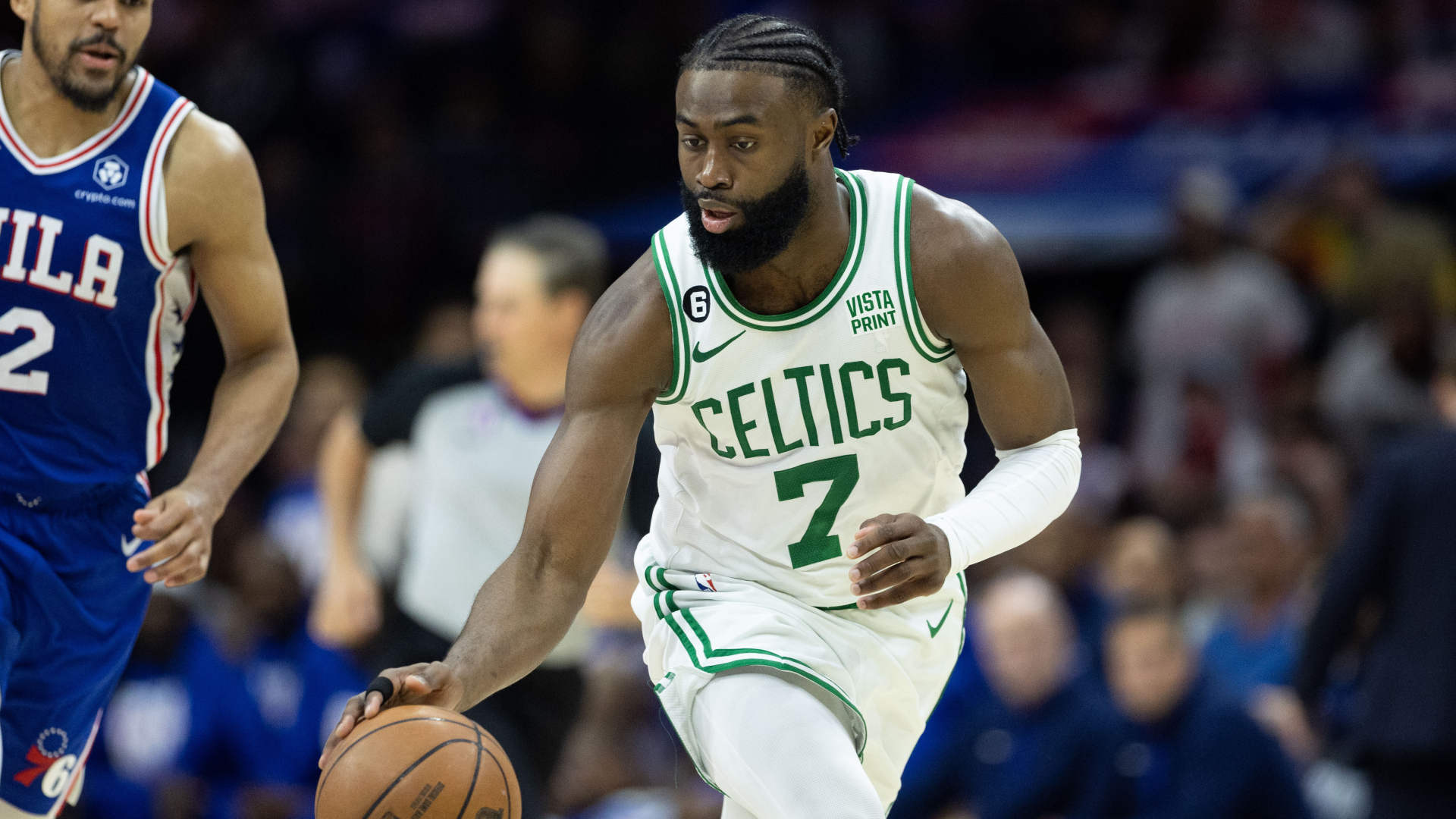 Boston Celtics guard Jaylen Brown