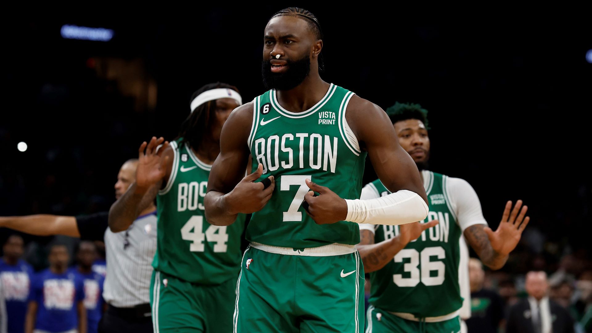 Boston Celtics guard Jaylen Brown