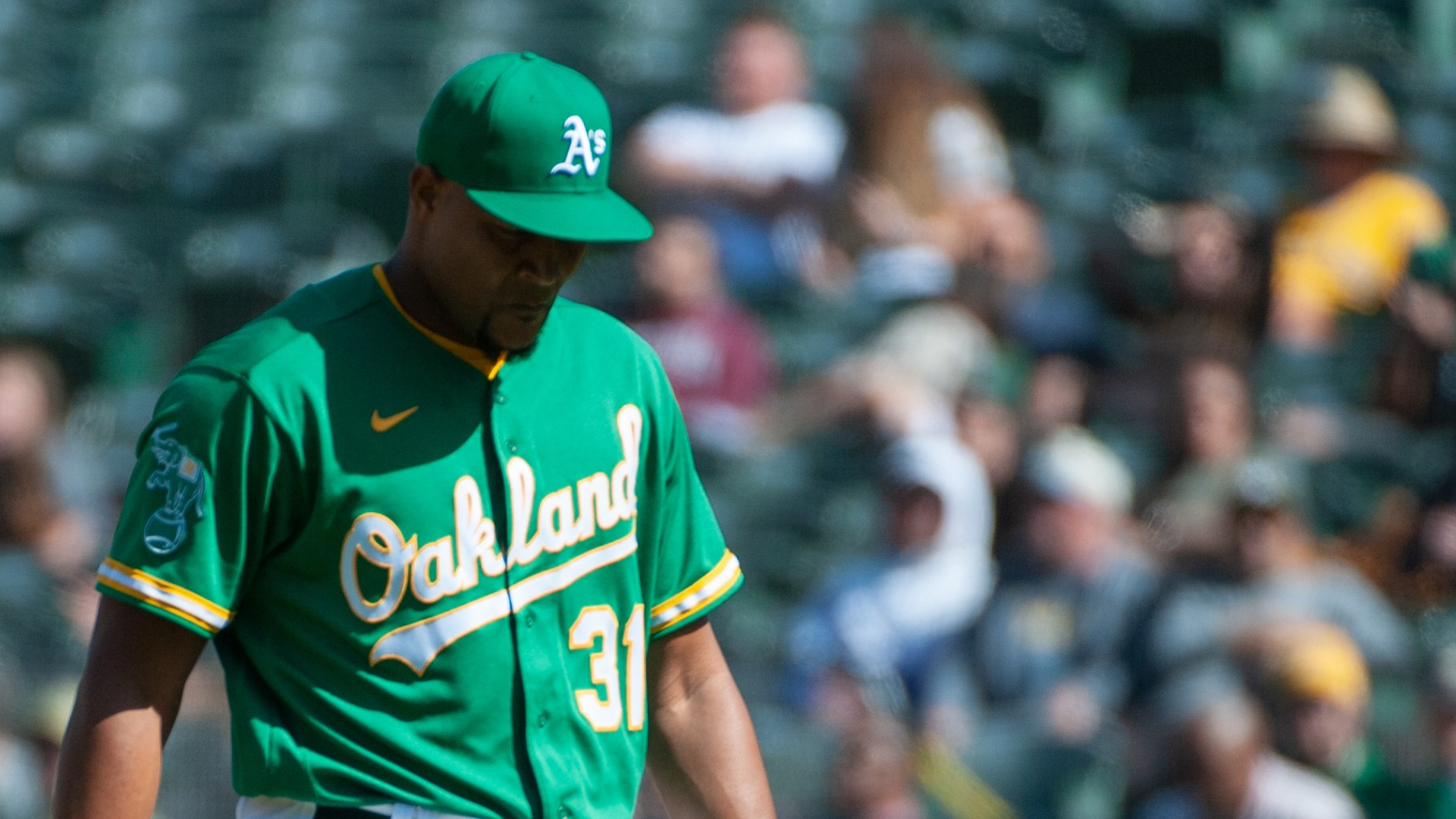 Oakland Athletics reliever Jeurys Familia