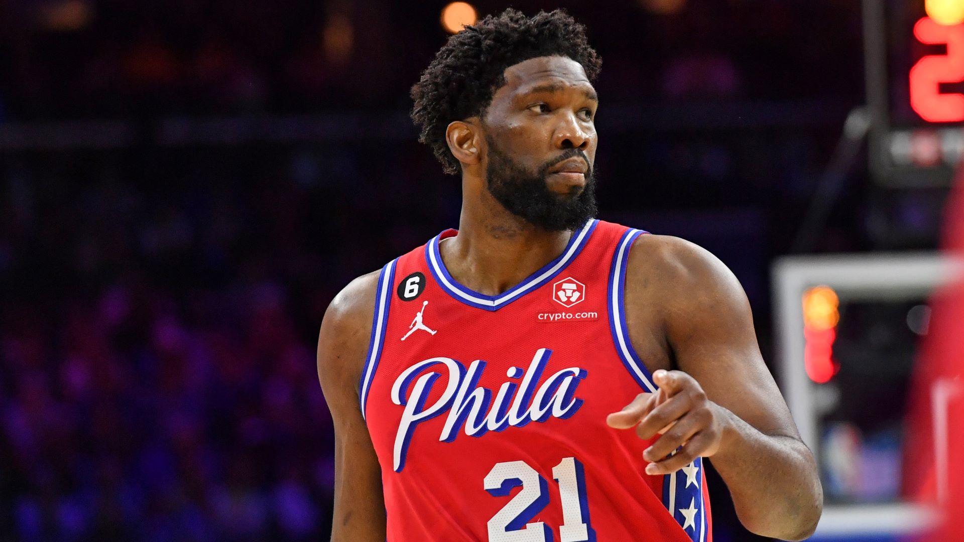 Philadelphia 76ers center Joel Embiid