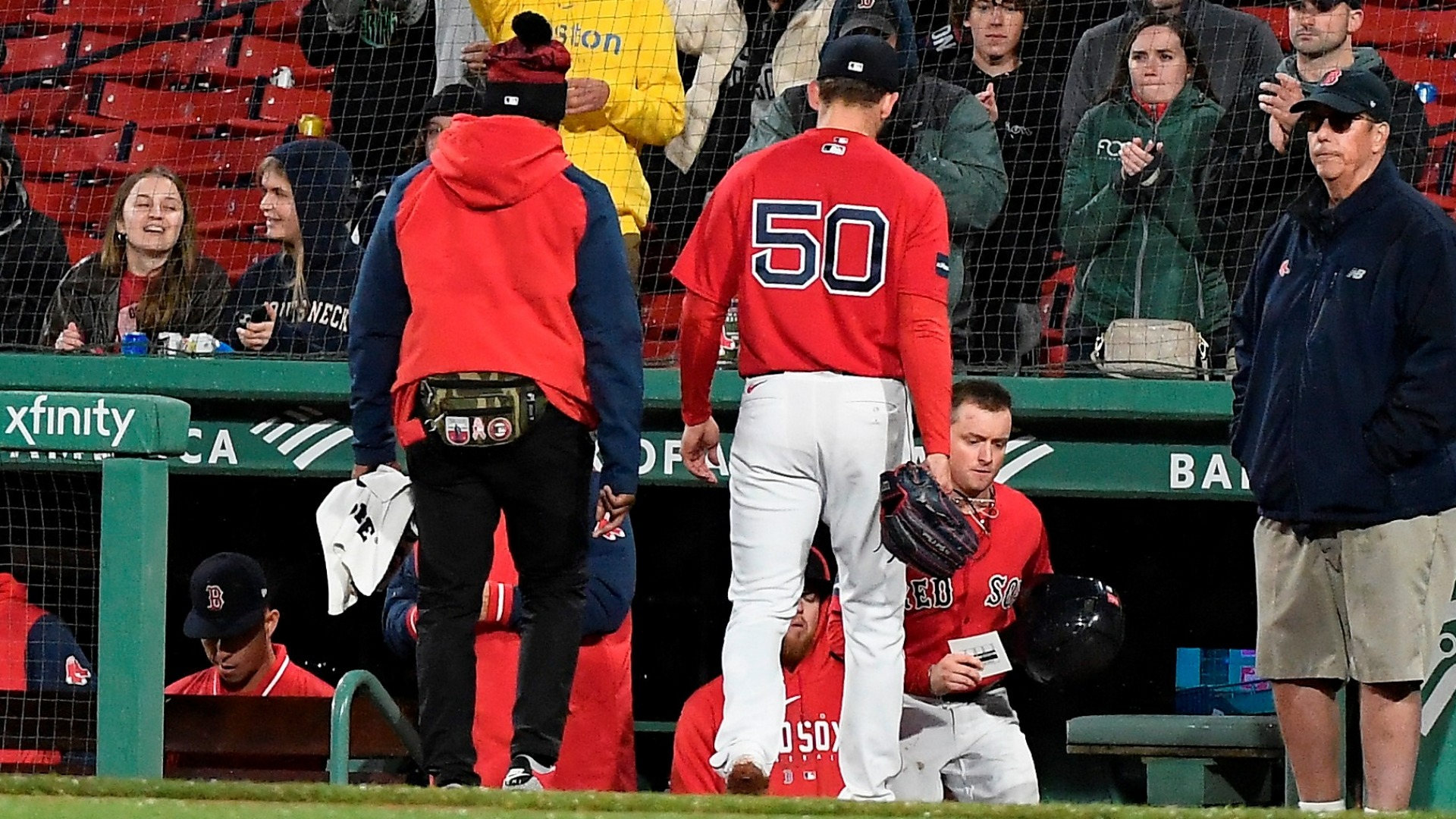 Boston Red Sox pitcher Kutter Crawford