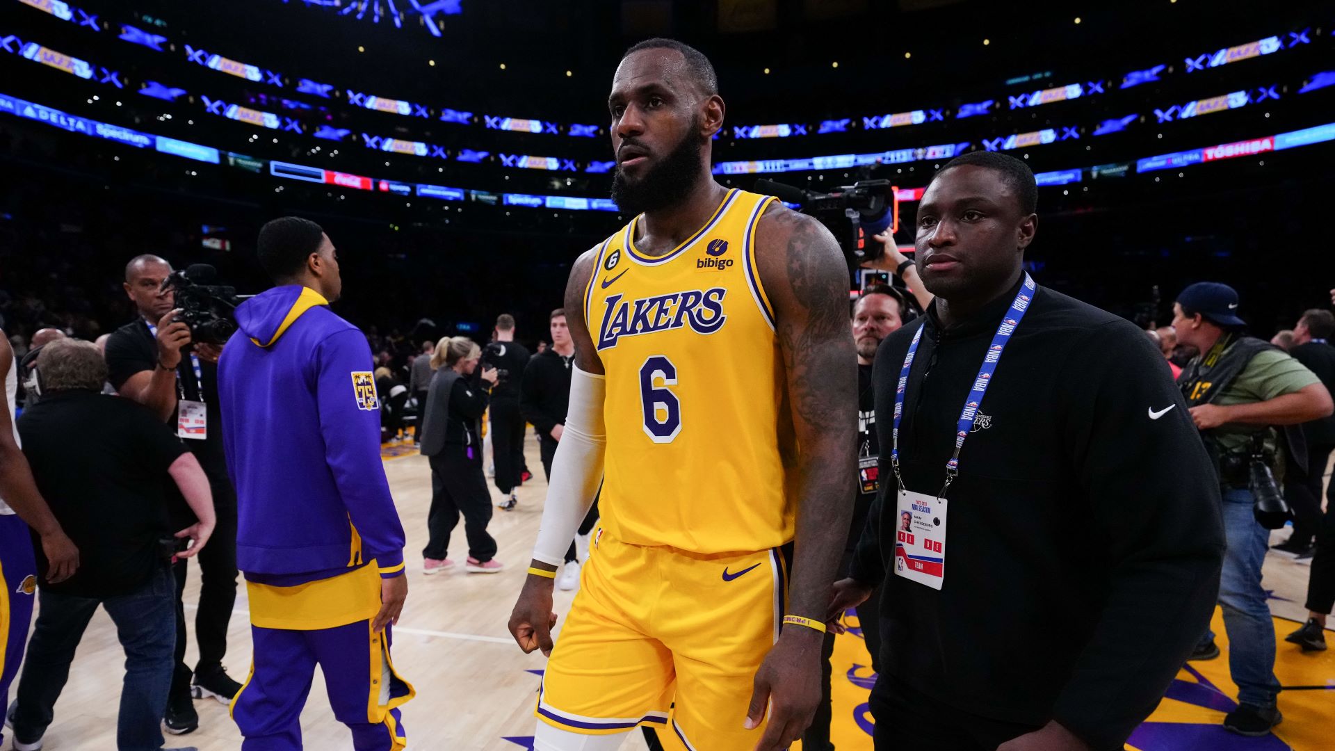 Los Angeles Lakers forward LeBron James