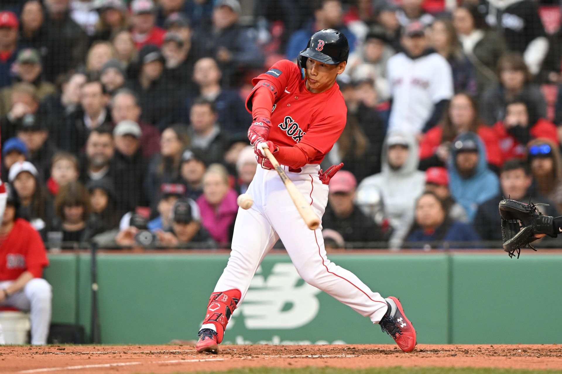 Boston Red Sox outfielder Masataka Yoshida