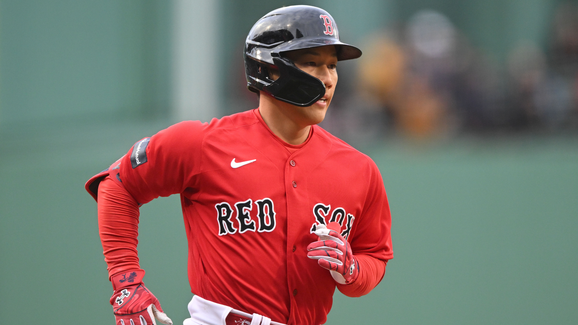 Boston Red Sox outfielder Masataka Yoshida