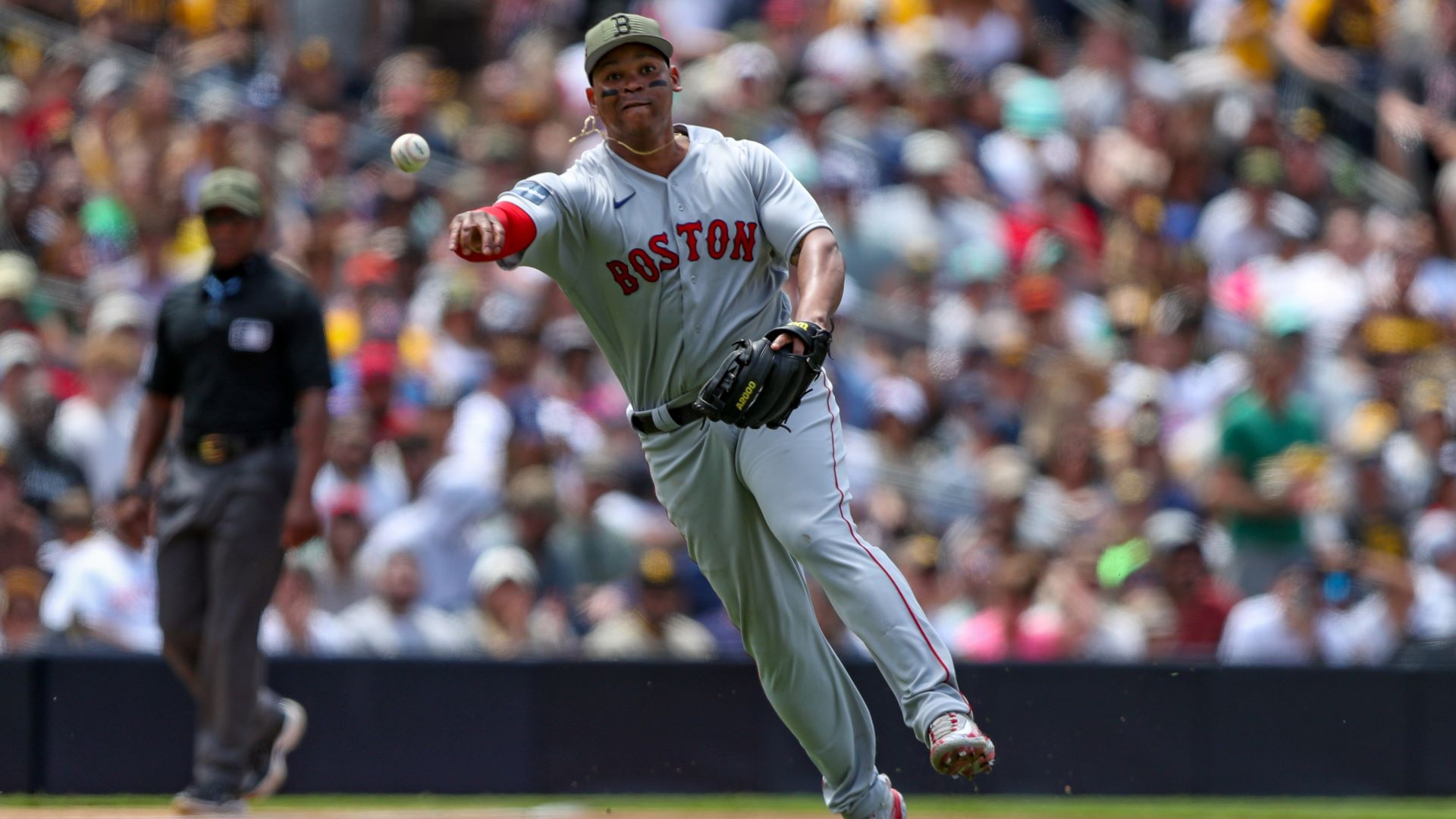 Boston Red Sox third baseman Rafael Devers