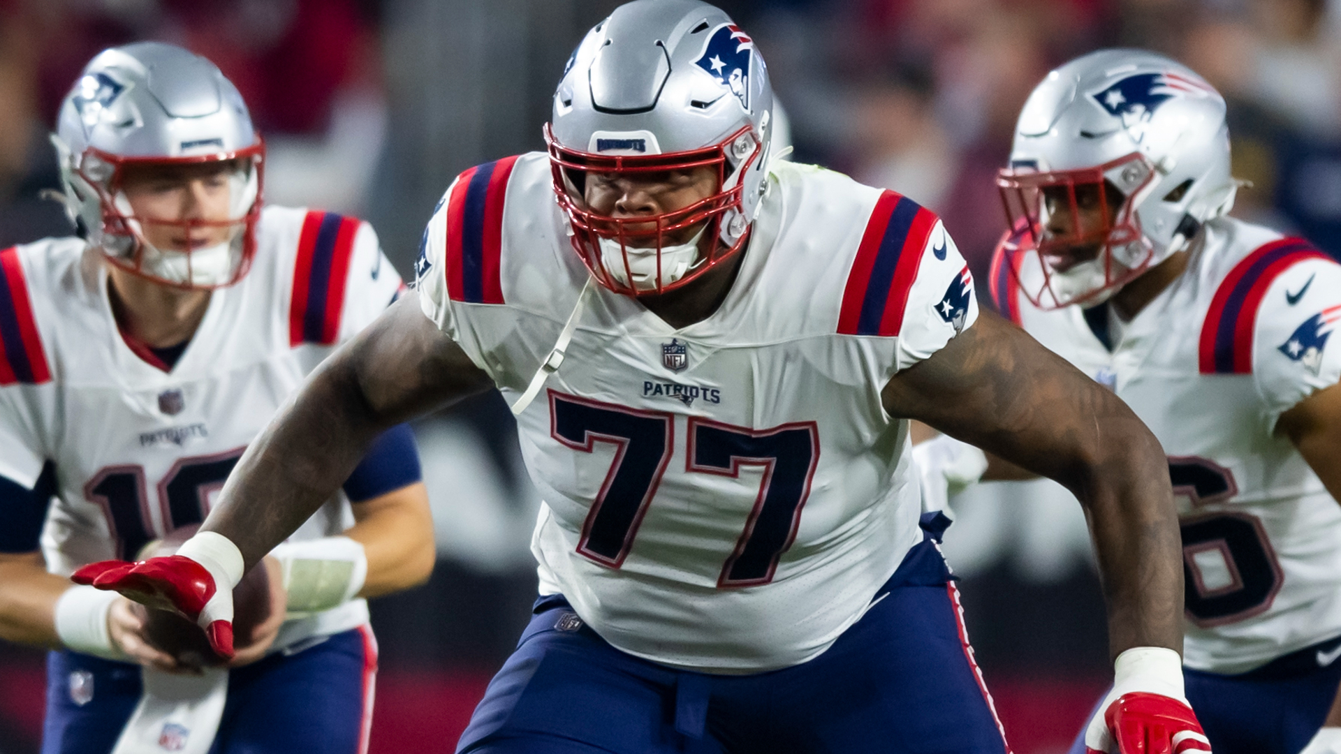 New England Patriots offensive tackle Trent Brown