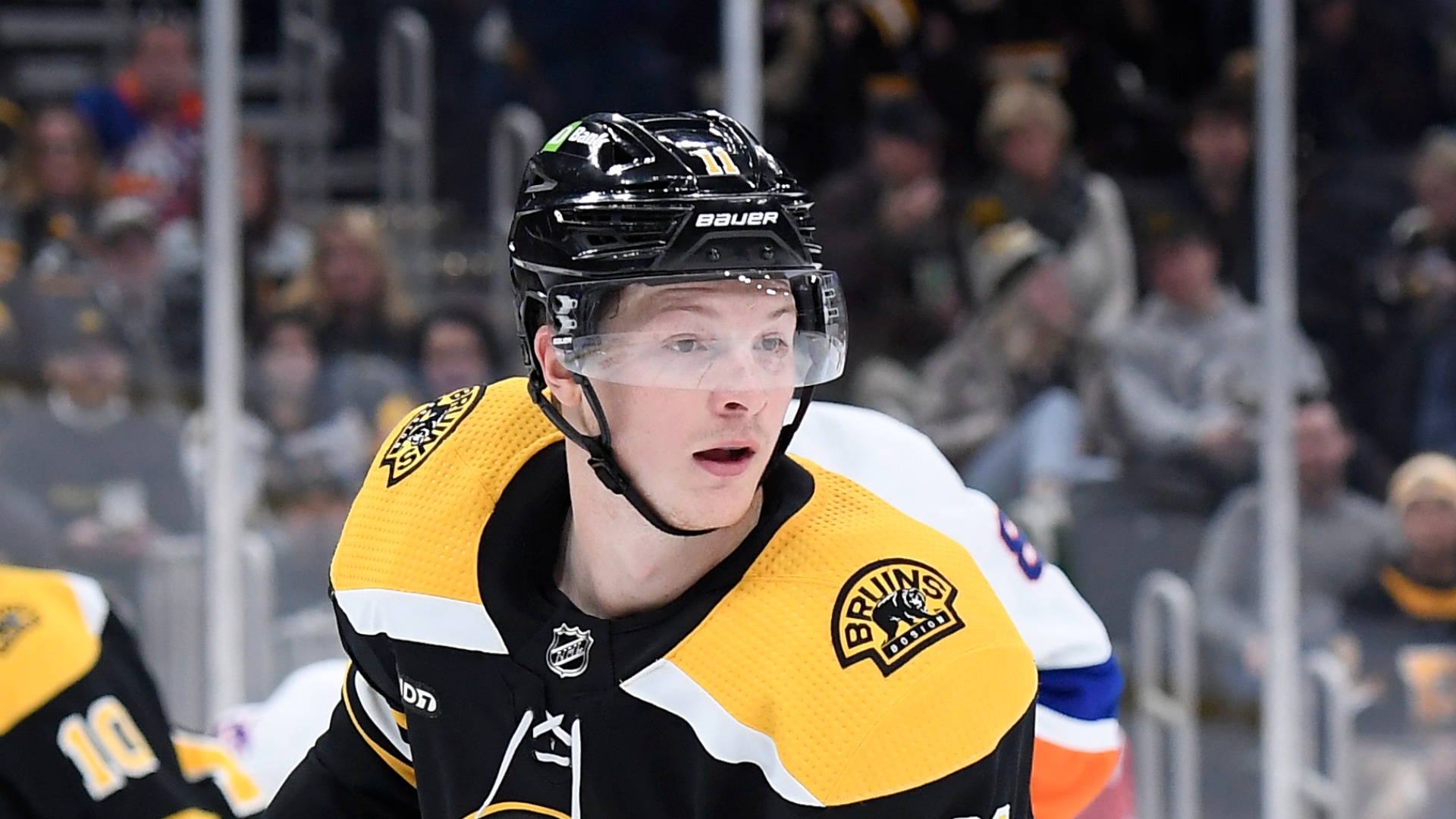 Boston Bruins forward Trent Frederic