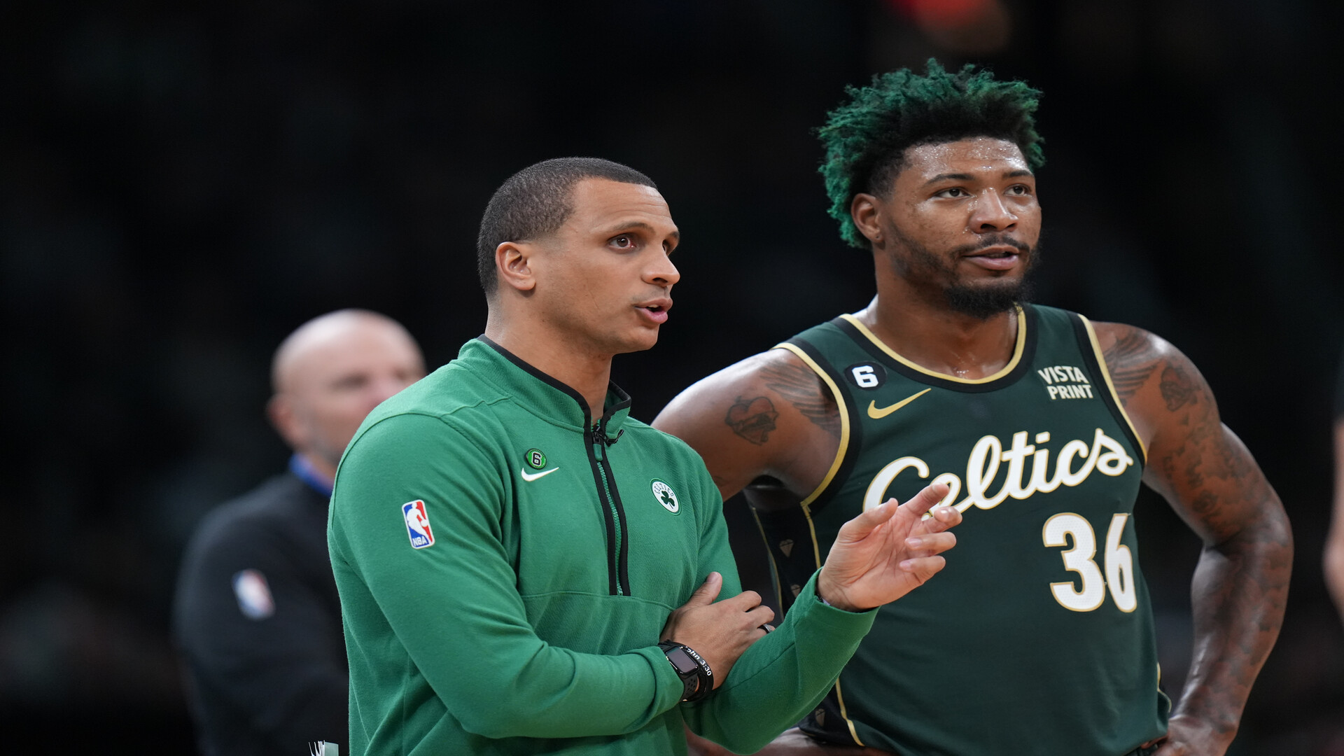 Boston Celtics head coach Joe Mazzulla