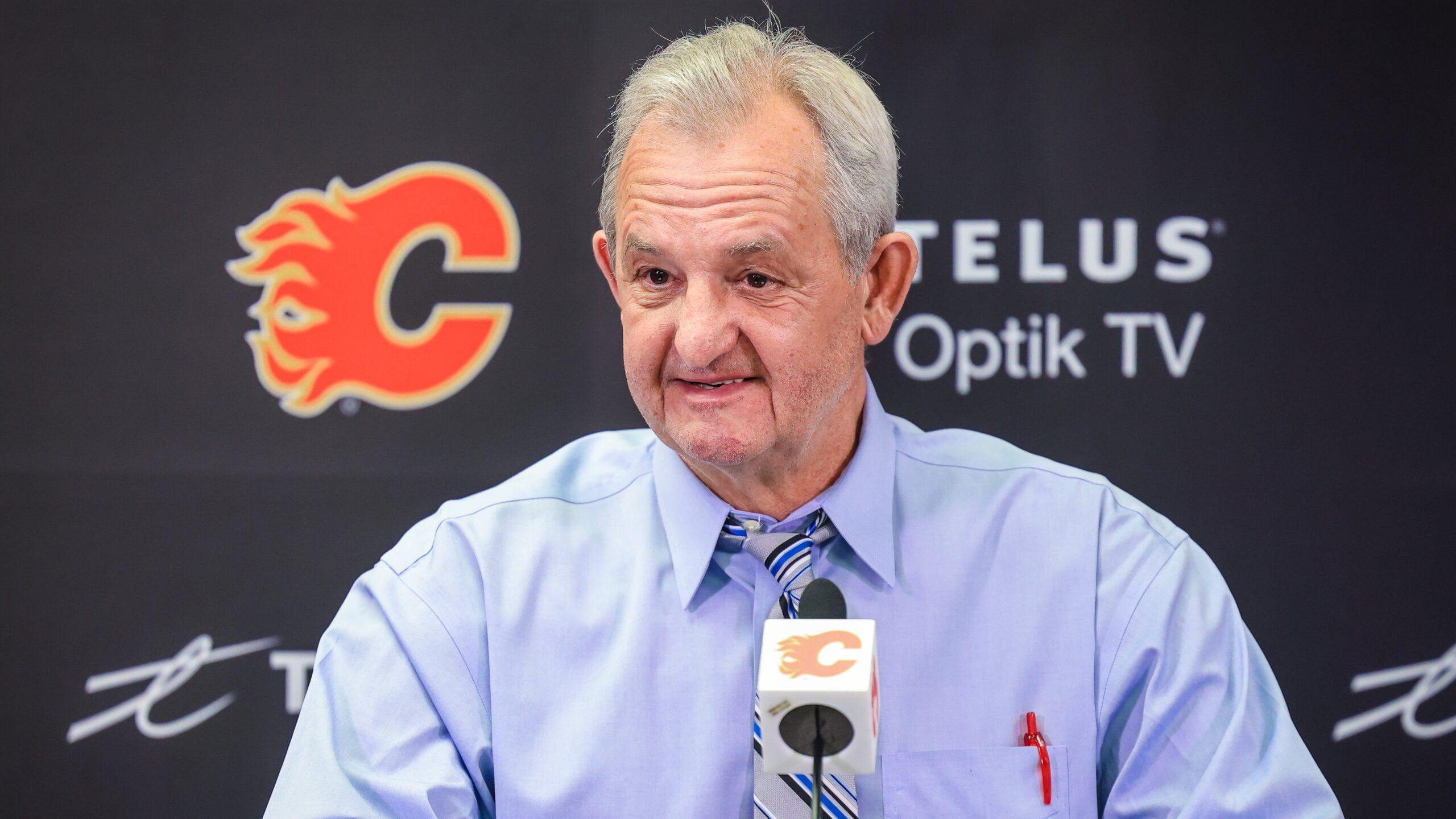 NHL: New York Rangers at Calgary Flames