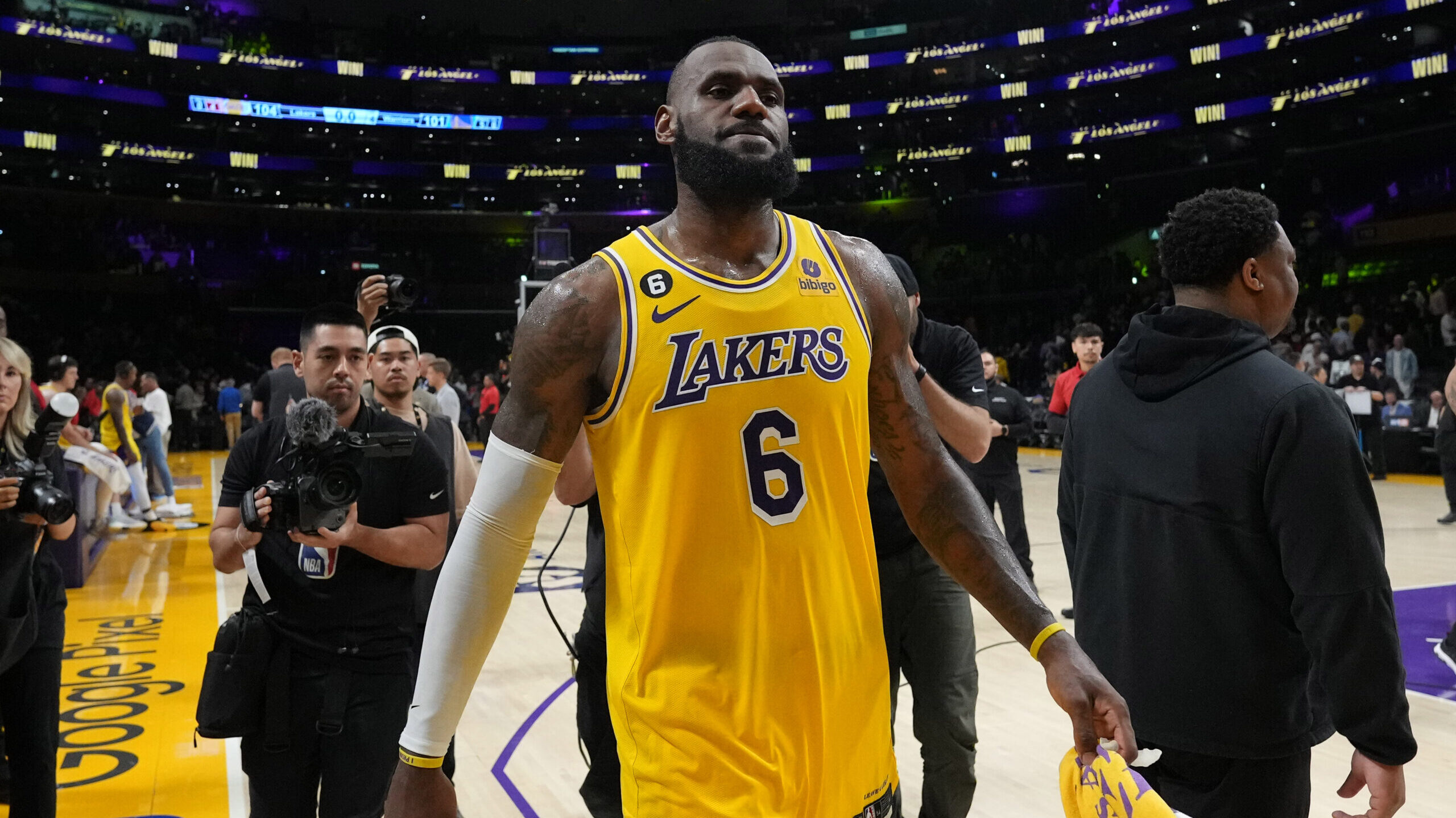 NBA: Playoffs-Golden State Warriors at Los Angeles Lakers