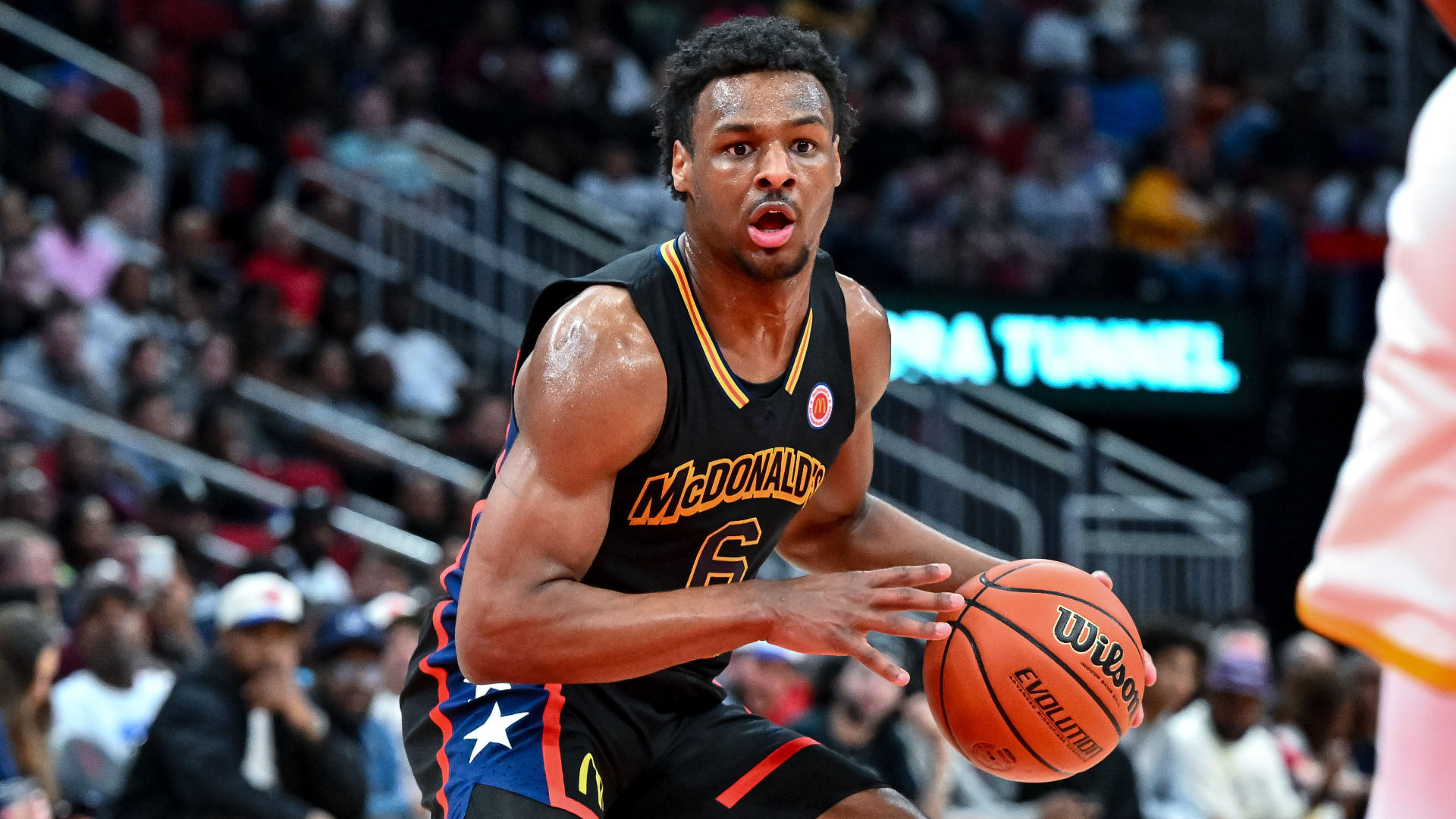 USC Trojans guard Bronny James