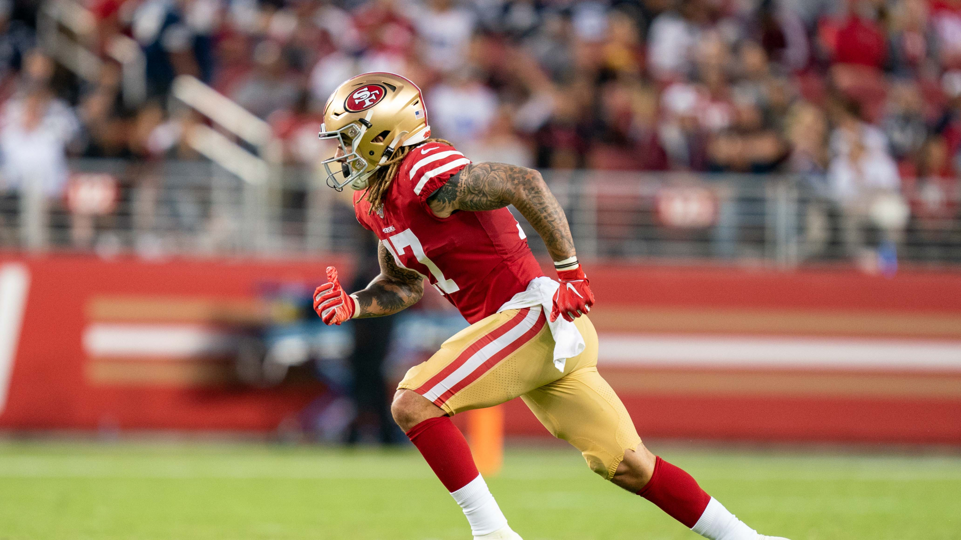 NFL free agent wide receiver Jalen Hurd
