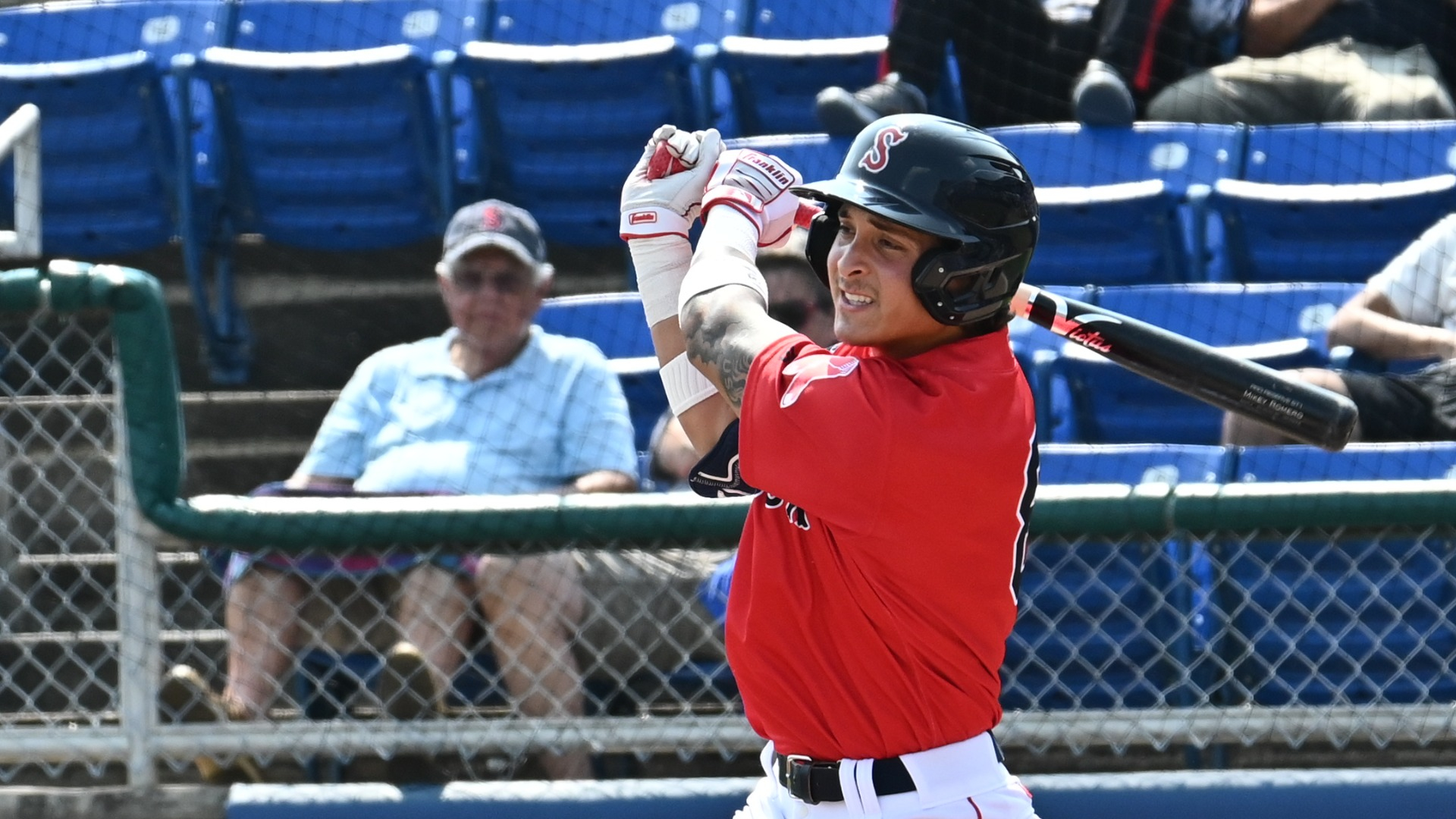 Boston Red Sox infielder Mikey Romero