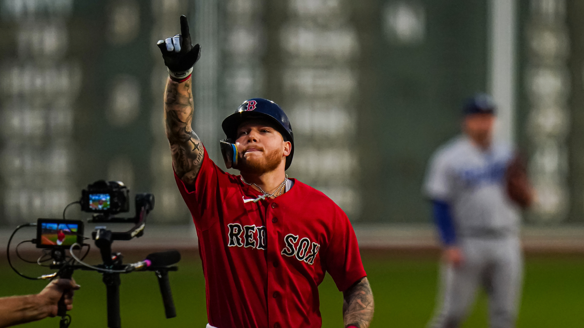 Boston Red Sox right fielder Alex Verdugo