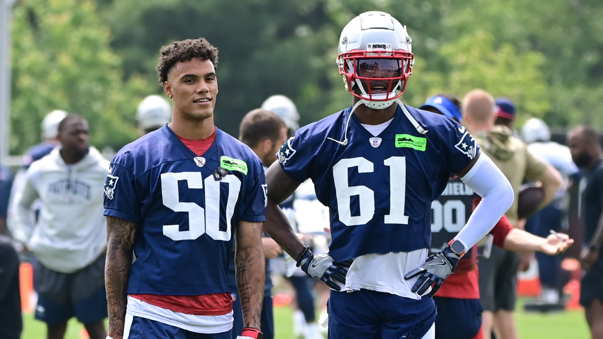 New England Patriots cornerback Christian Gonzalez