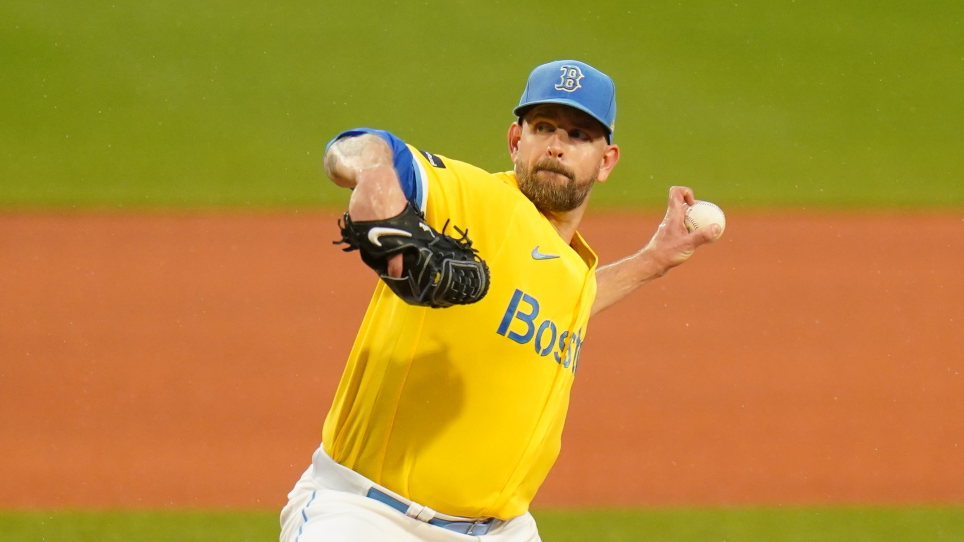 Boston Red Sox starting pitcher James Paxton