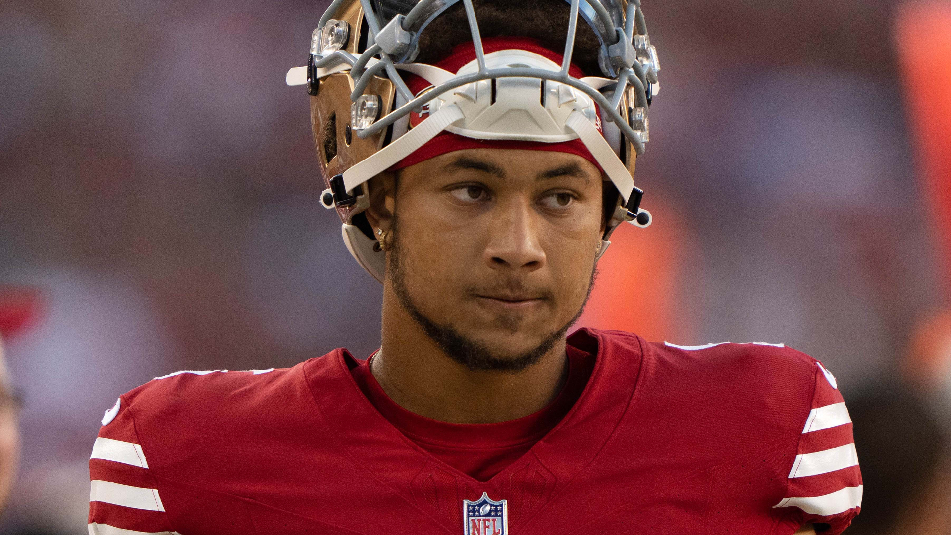 San Francisco 49ers quarterback Trey Lance
