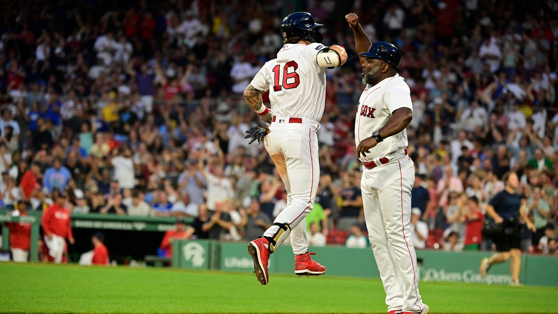 Boston Red Sox left fielder Jarren Duran