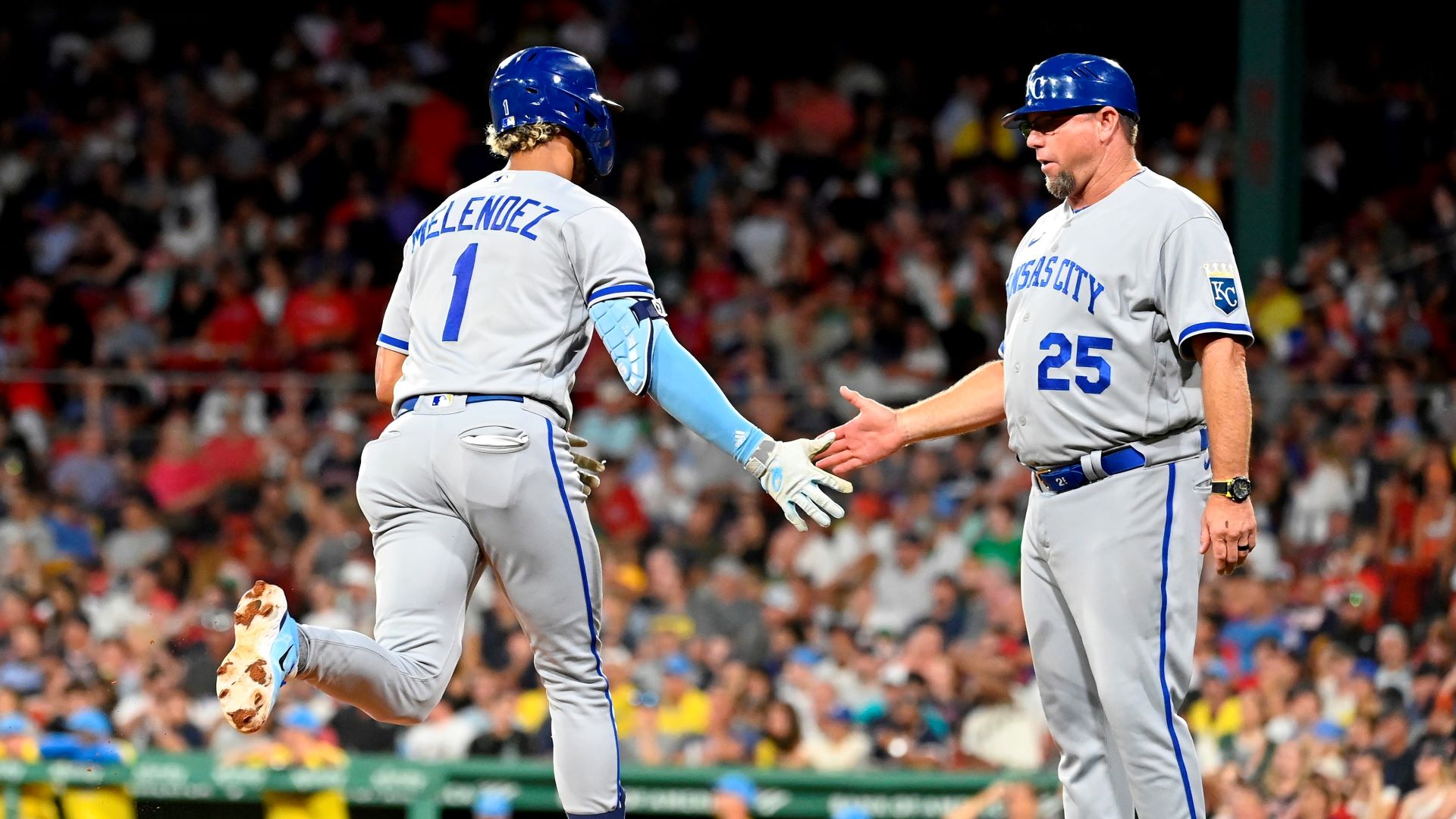 Kansas City Royals outfielder MJ Melendez