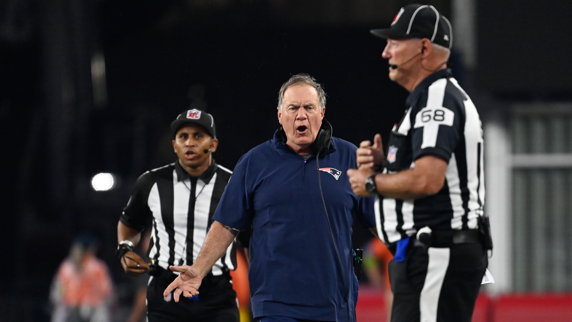 New England Patriots head coach Bill Belichick