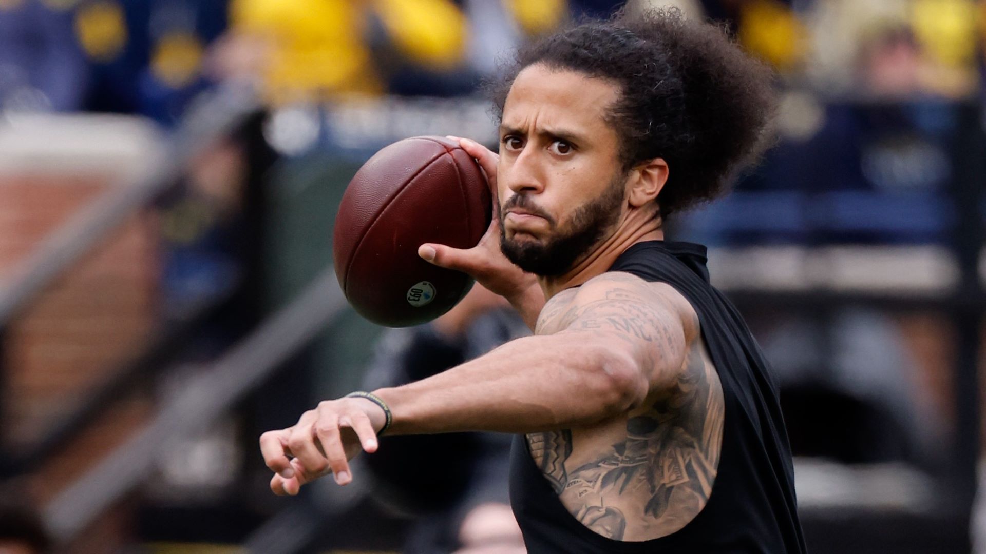 Former NFL quarterback Colin Kaepernick
