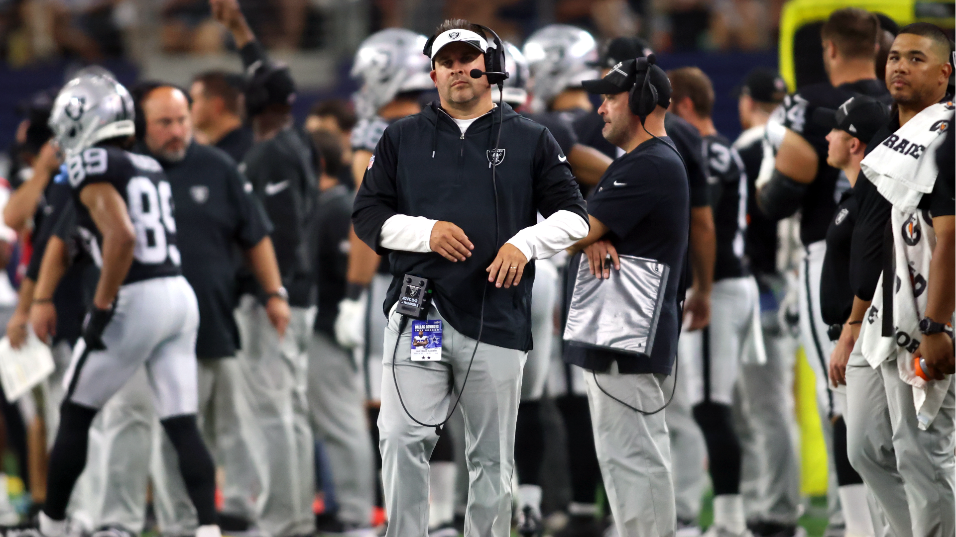 Las Vegas Raiders head coach Josh McDaniels