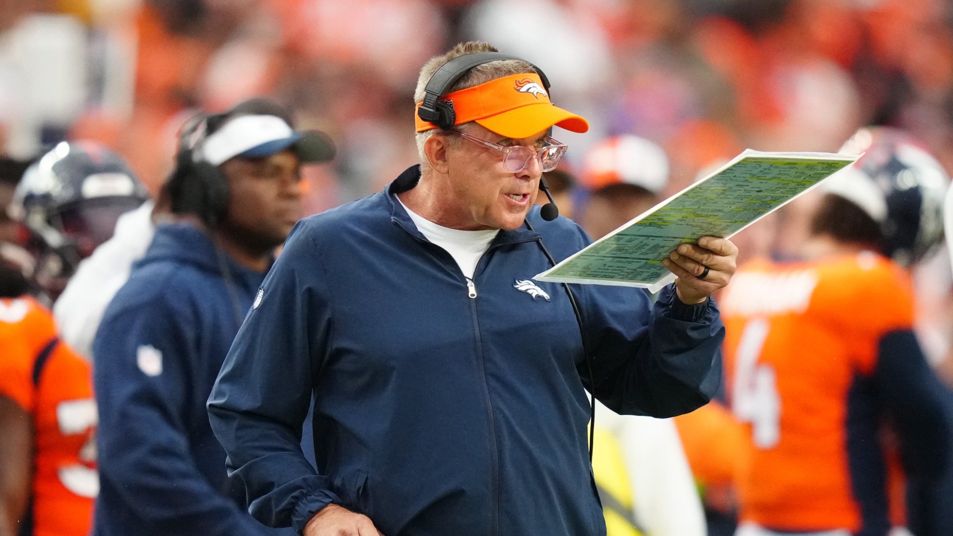 Denver Broncos head coach Sean Payton