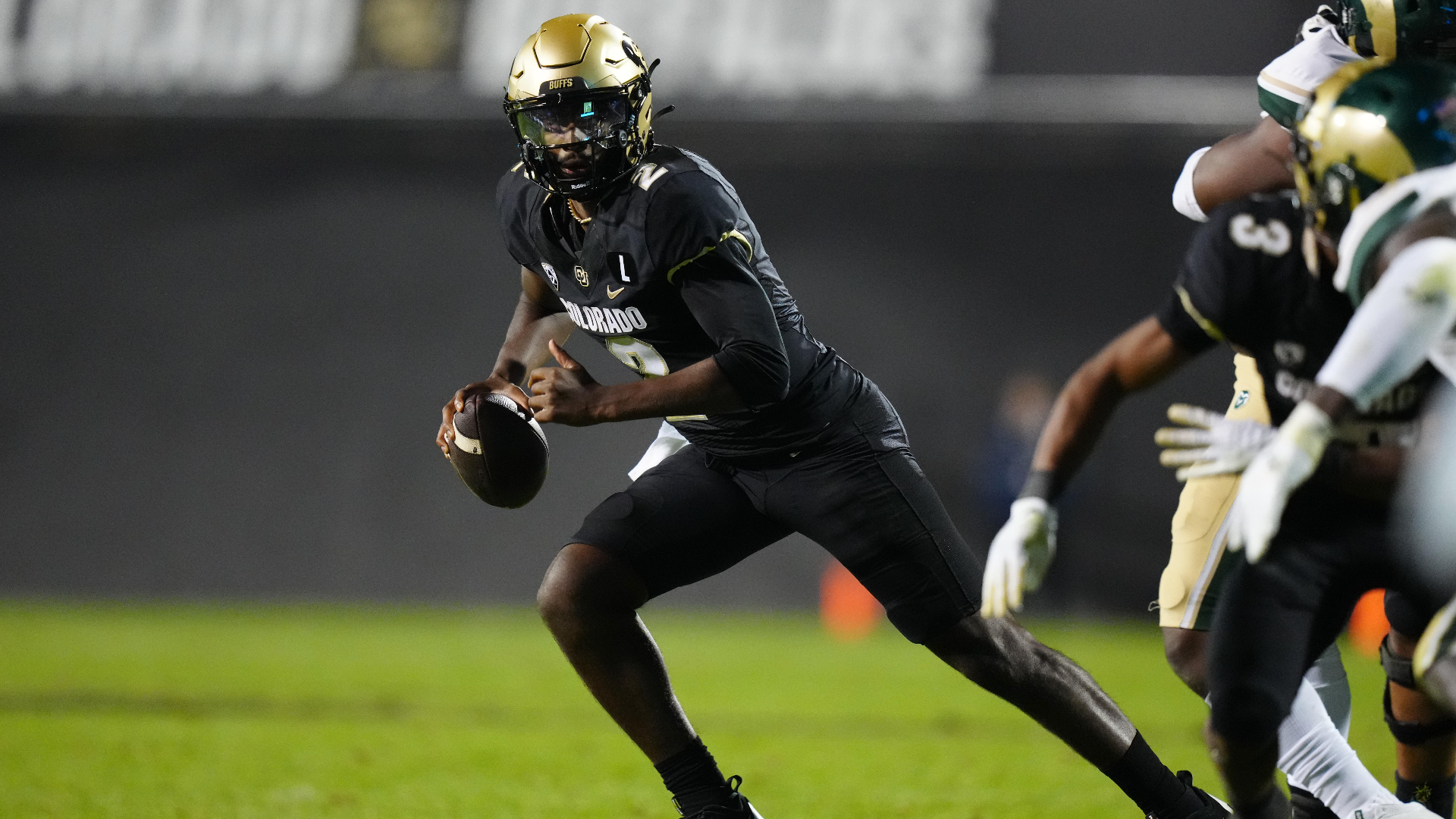 Colorado Buffaloes quarterback Shedeur Sanders